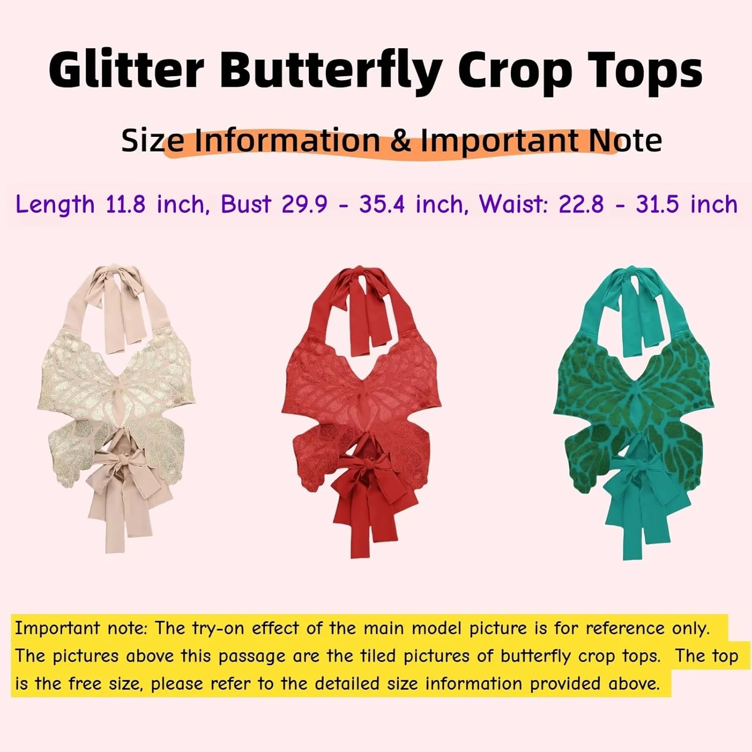 JUMISEE Women Sparkly Rhinestone Butterfly Crop Top Sexy Satin V Neck Bakless Lace Up Cami Tank Top for Rave Festival