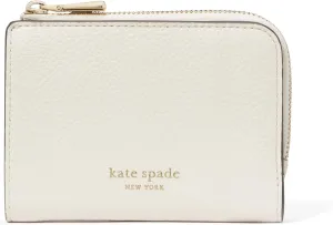 kate spade new york Ava Colorblocked Pebbled Leather Zip Bifold Wallet