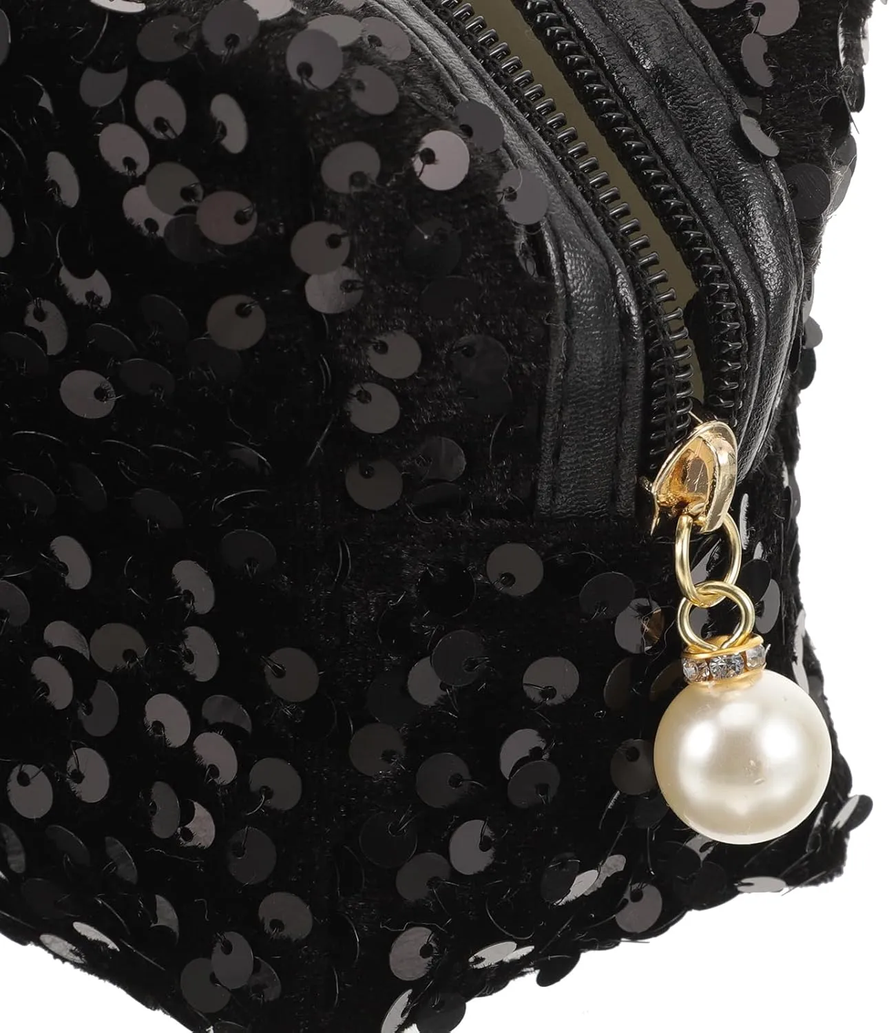 KESYOO 1pc Sequin Cosmetic Bag Sparkling Makeup Bag Toiletry Bag for Women Small Cosmetic Organizer Cosmetic Organizer Bag The Tote Bag Makeup Handbag Oxford Cloth Sequins Miss Makeup Set