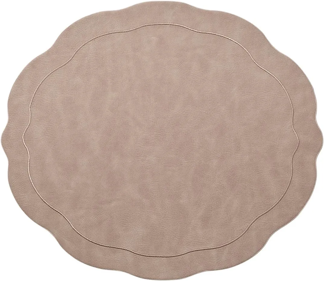 Kim Seybert Tailored Placemat in Taupe, Set of 4