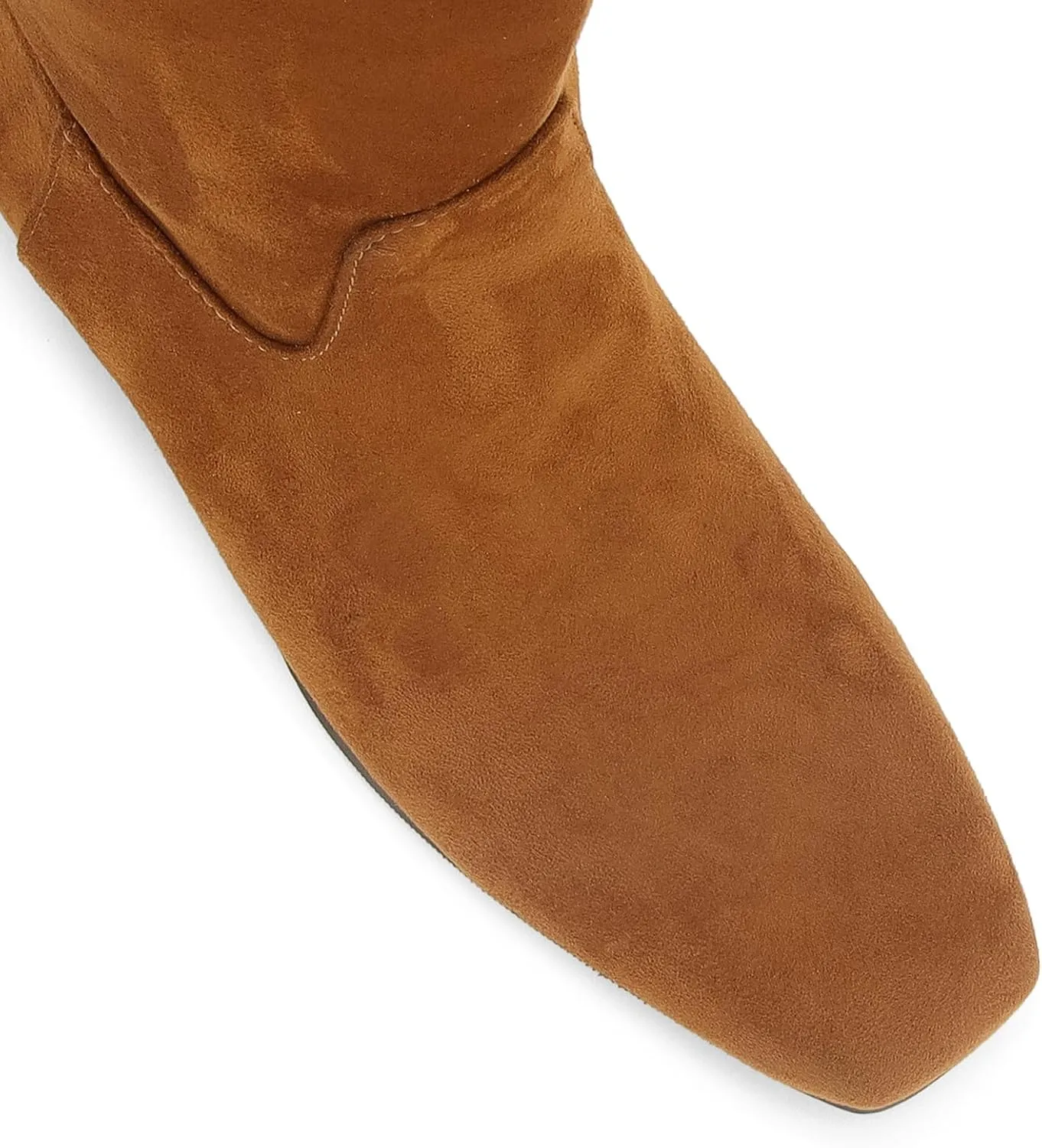 Knee High Boots for Women Chunky Low Heels Square Toe Tall Boots Long Boots Pull on Fashion Casual