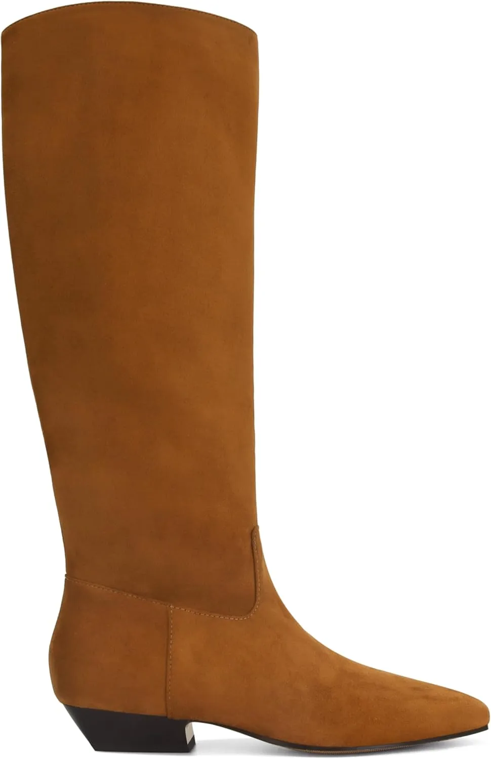Knee High Boots for Women Chunky Low Heels Square Toe Tall Boots Long Boots Pull on Fashion Casual