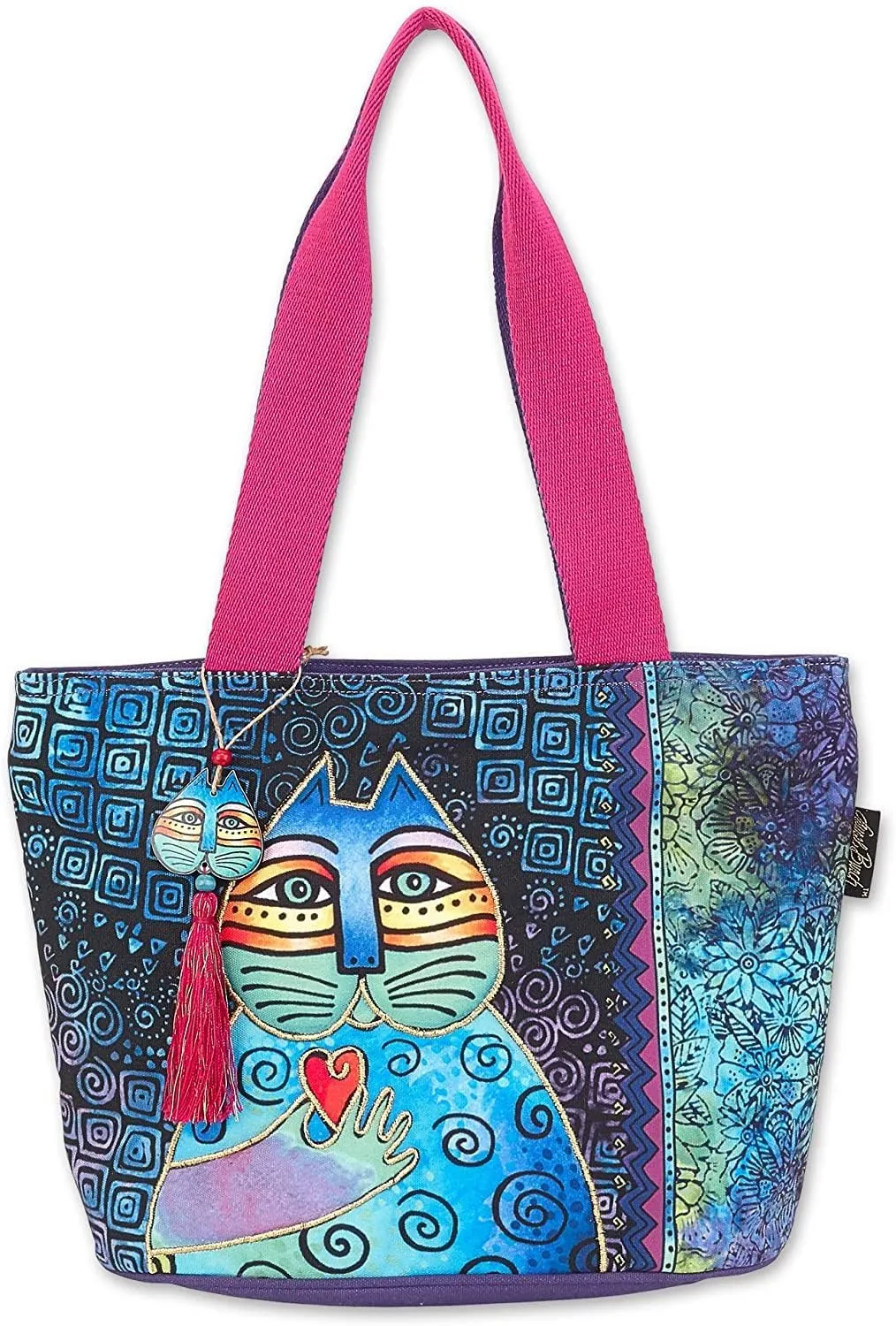 Laurel Burch Wishing Love Medium Shoulder Bag Tote Style Handbag Purse