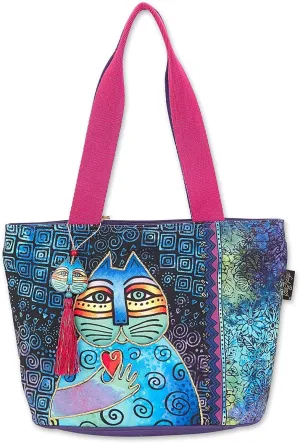 Laurel Burch Wishing Love Medium Shoulder Bag Tote Style Handbag Purse