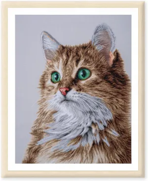 Le Regard Parfait Counted Stitch Kit, Cotton, Assorted Colours, Approx. 58 x 73 cm/23.2 x 29.2 Inches