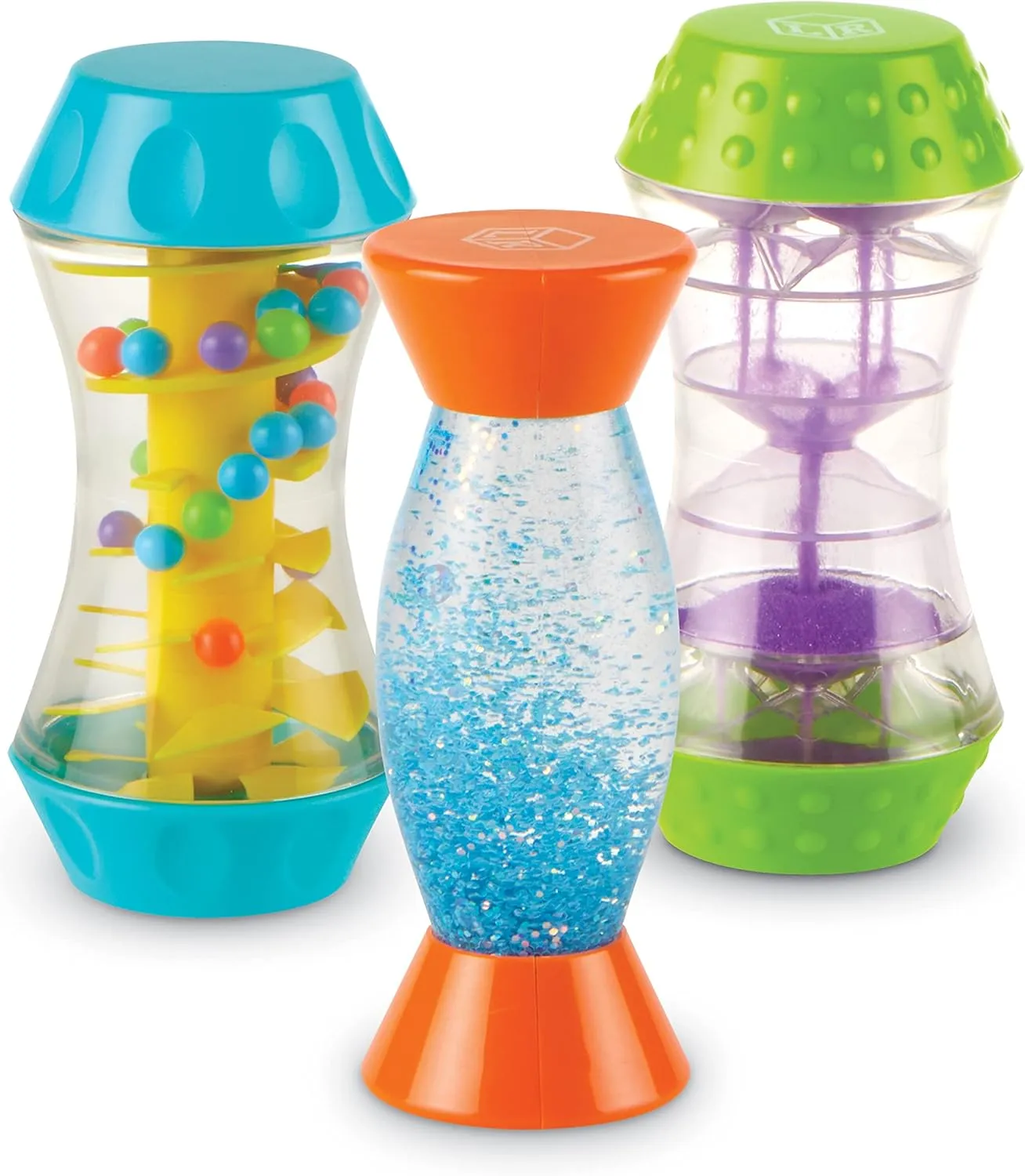 Learning Resources Sensory Trio Fidget Tubes - Creativity For Kids, Bottles For Toddler, Kids Travel Essentials Toys, Fine Motor Skills Gifts, Calm Down Corner Supplies, Bin Activities