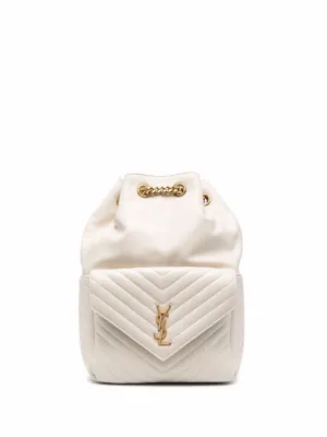 Leather backpack