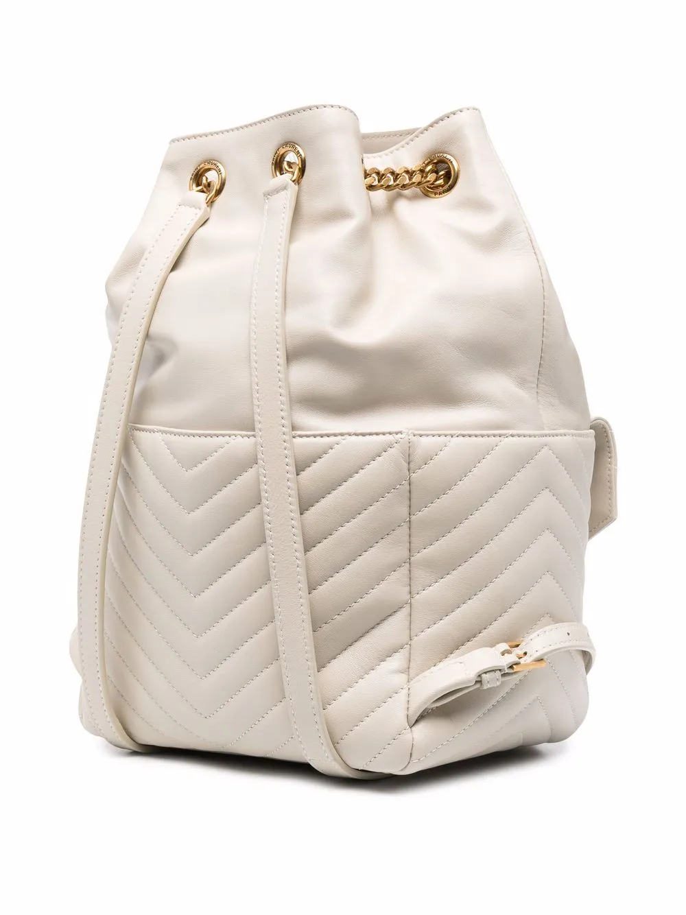 Leather backpack