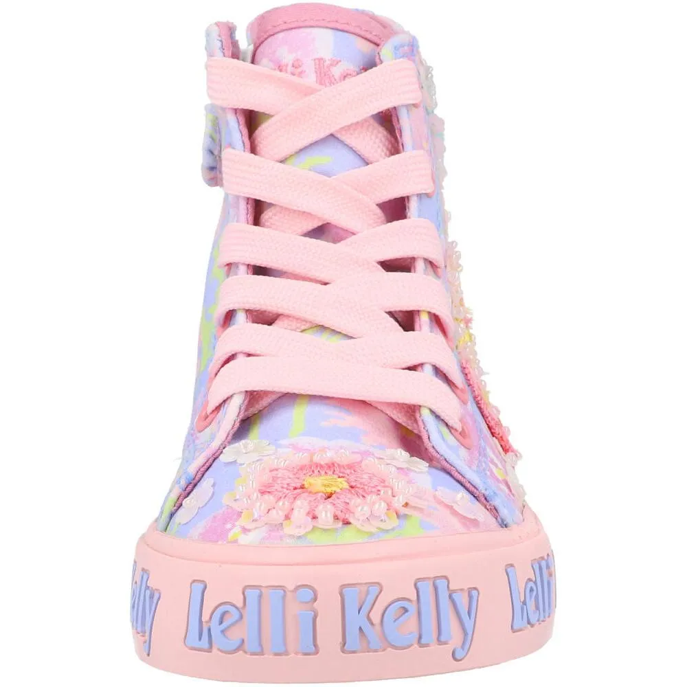 Lelli Kelly Eloise Mid Lilac High Top Shoes