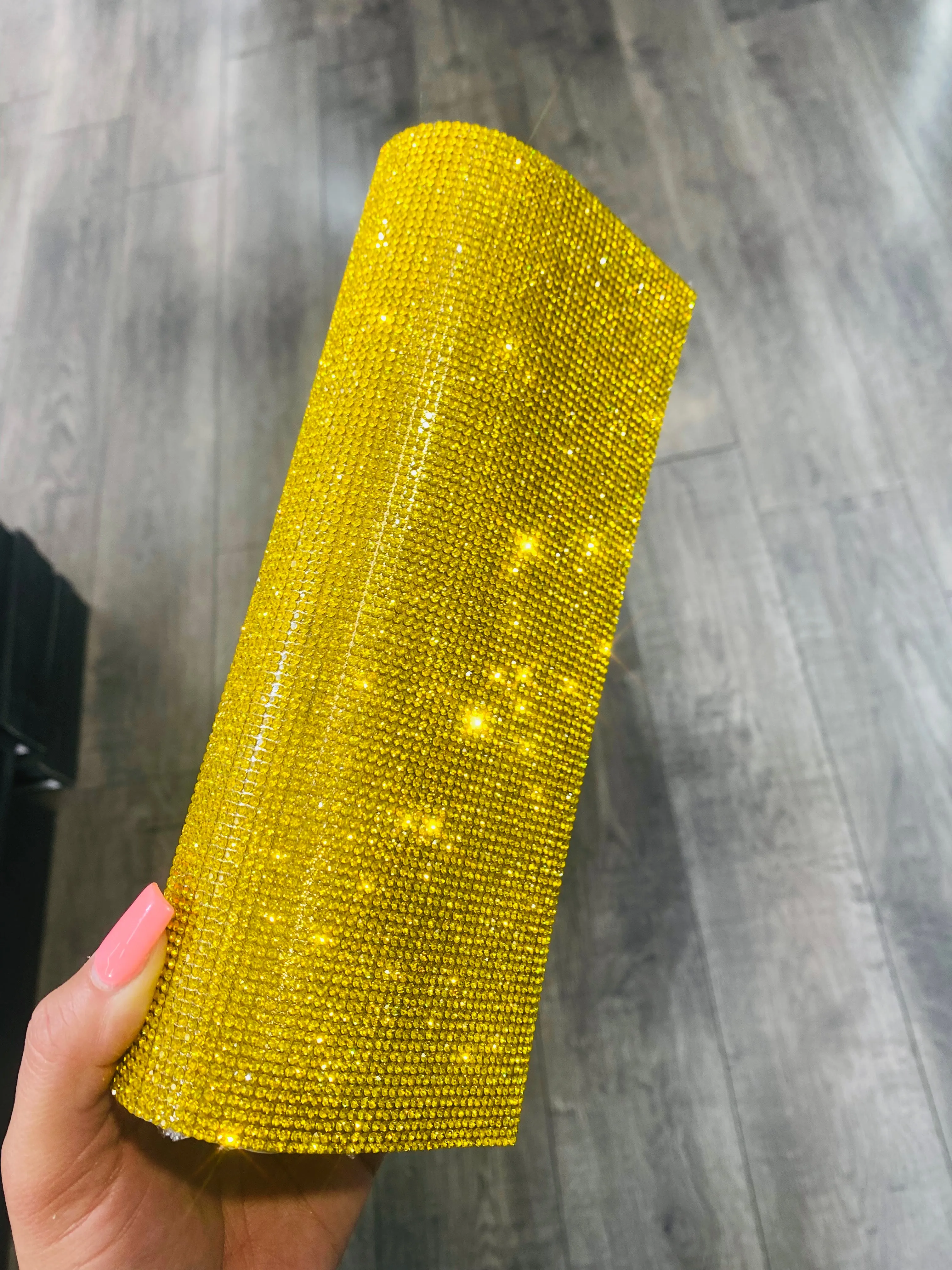 🍋Lemon Yellow Rhinestone Clutch🍋
