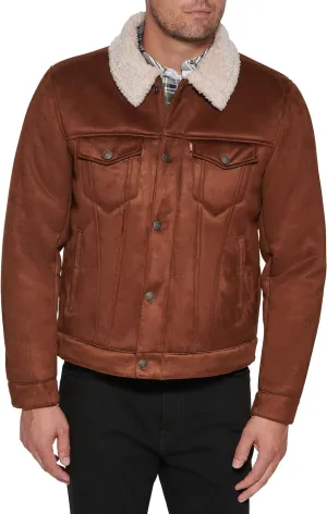 Levi's Men's Faux Leather Classic Trucker Jacket