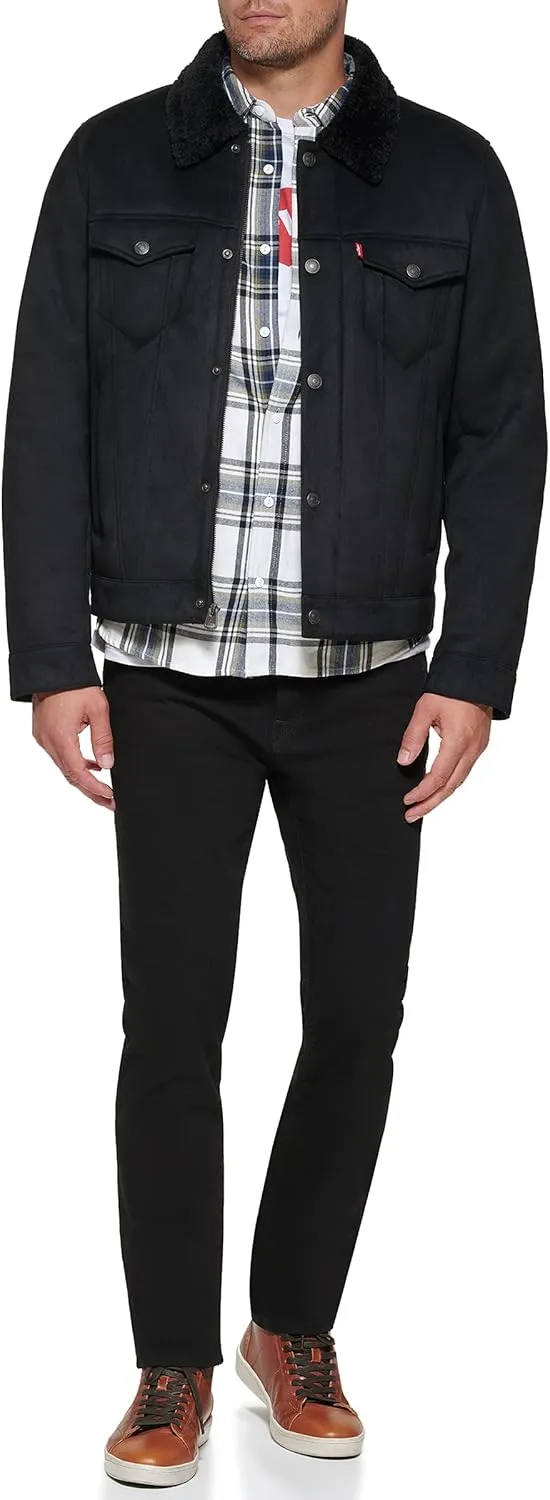 Levi's Men's Faux Leather Classic Trucker Jacket