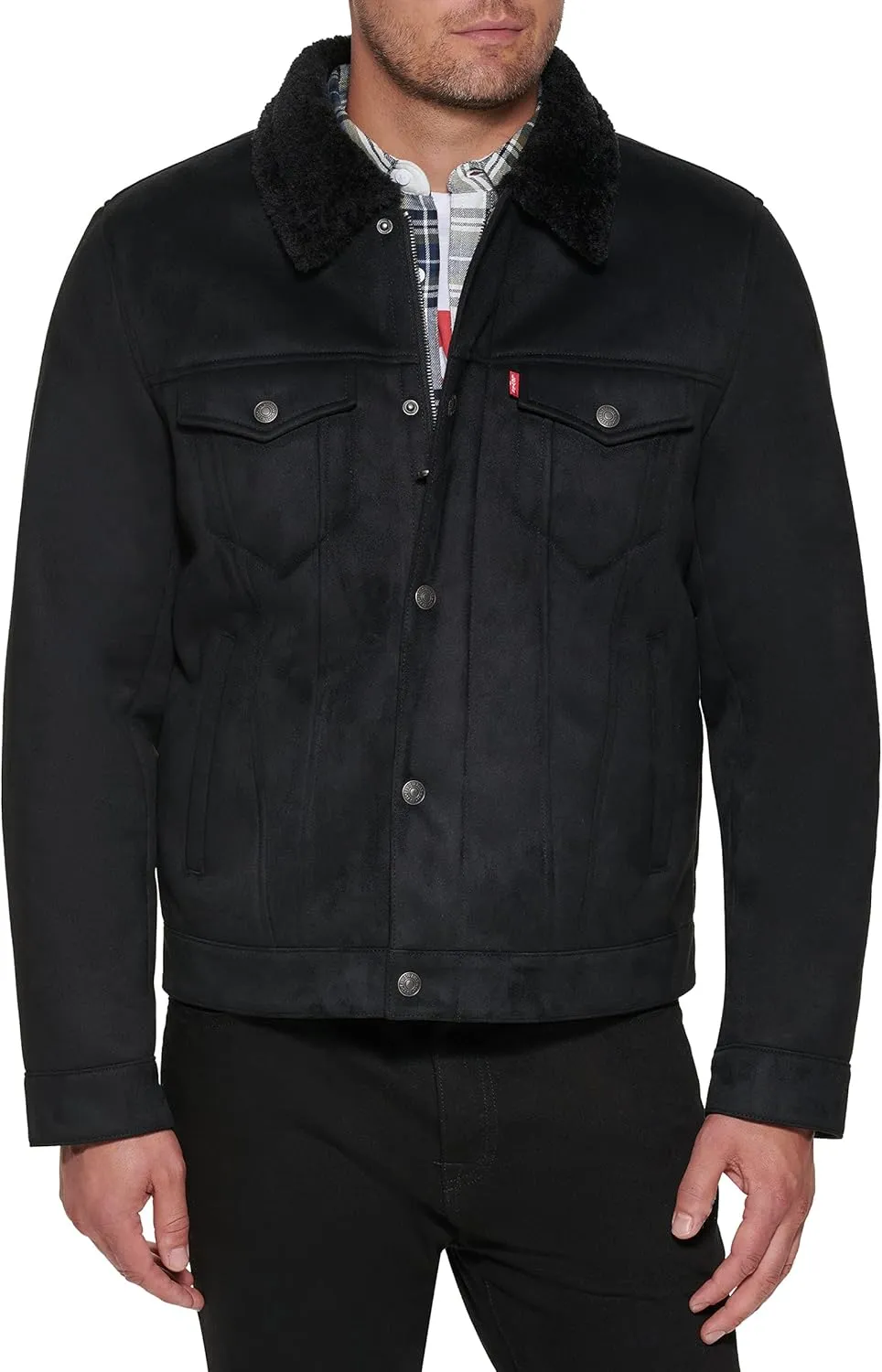 Levi's Men's Faux Leather Classic Trucker Jacket