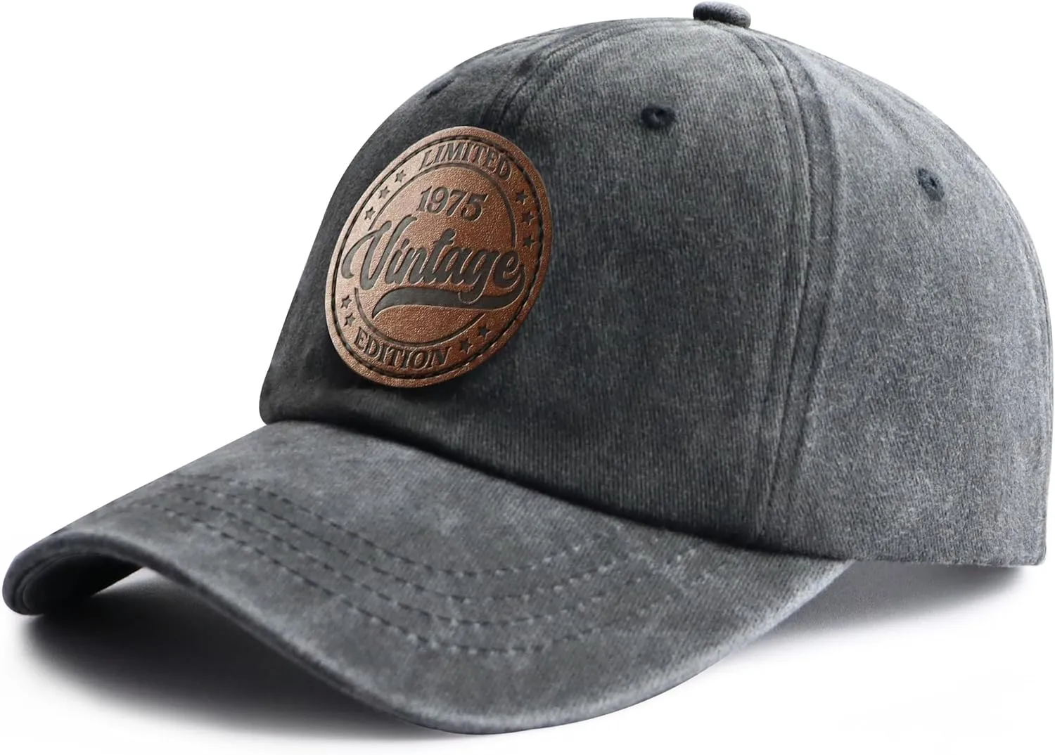 Limited Edition 1935 1945 1955 1965 1975 1985 1995 Hat for Men Women, Vintage Adjustable Leather Patch Baseball Cap