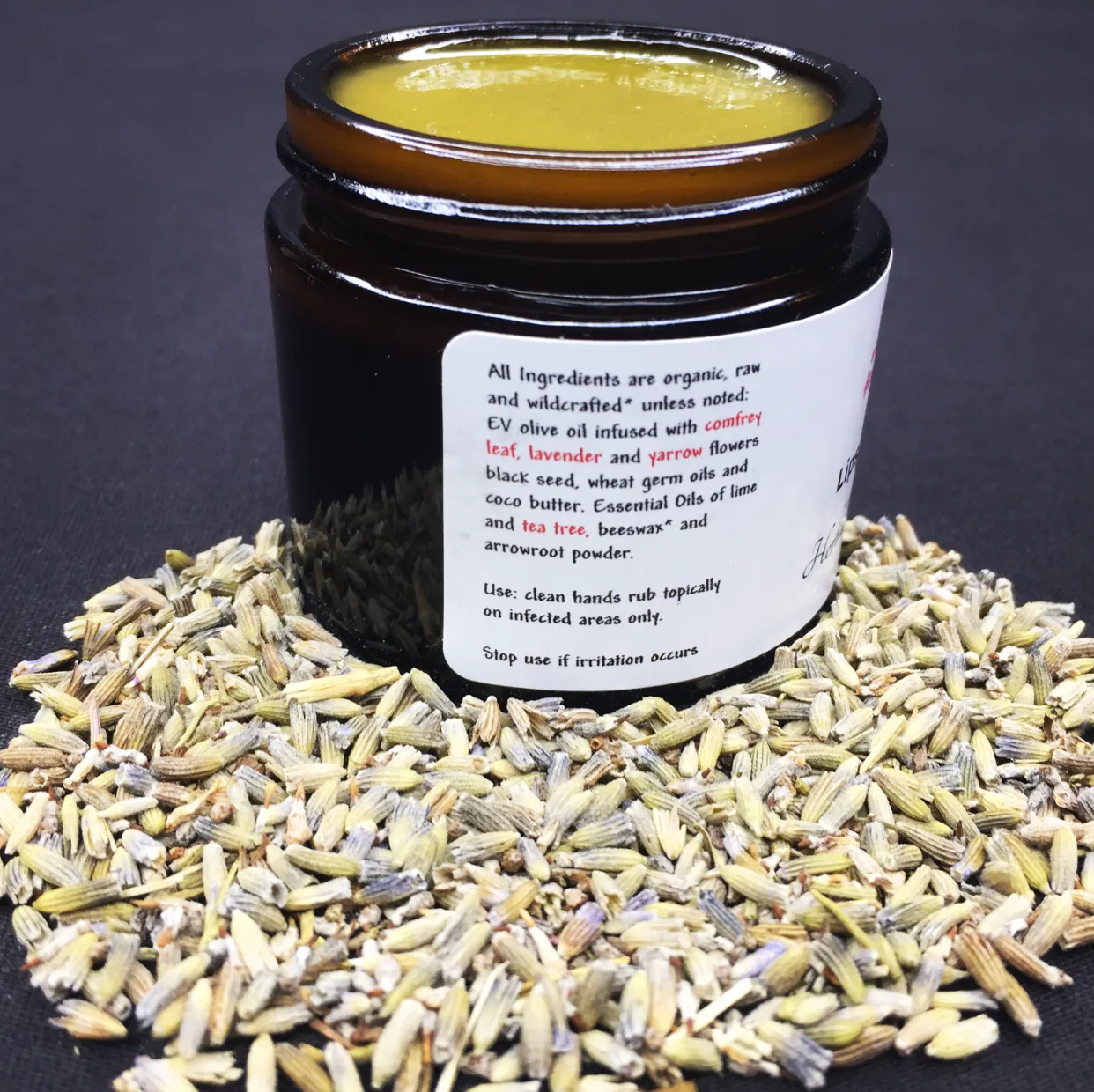 LIPS FOR LIFE: Organic Herbal Vaginal Balm, #1, Lime, 2oz.
