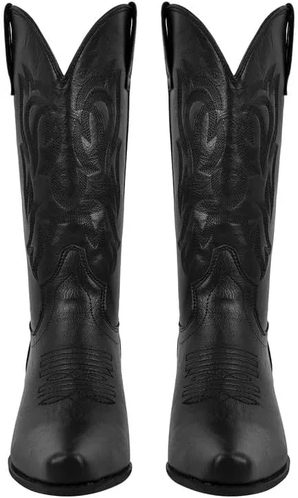 LISHAN Women's Western Boots Cowboy Cowgirl Boots