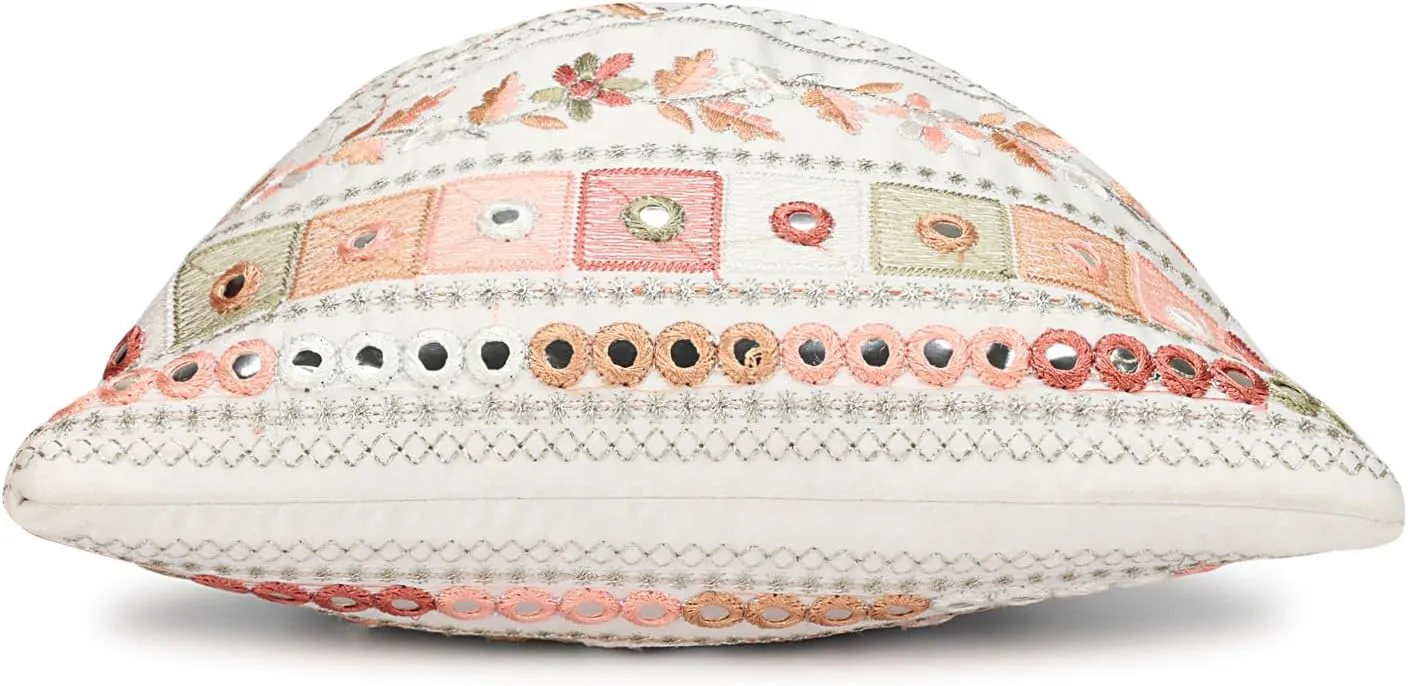 LONGING TO BUY Indian Embroidered Pearl Potli Bag For Women, Sequence Design with Tassel, Wedding Potli Bags