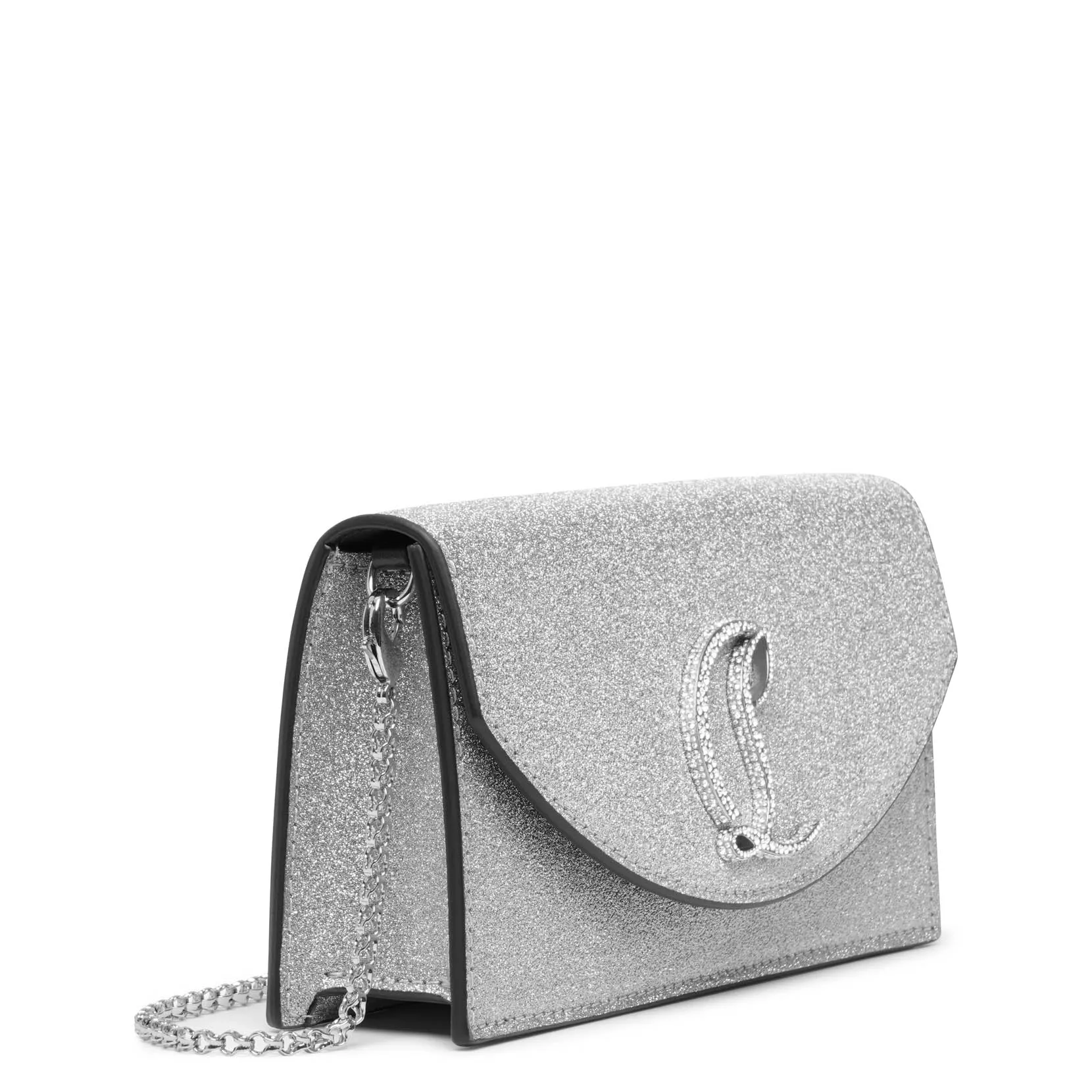Loubi54 small glitter clutch