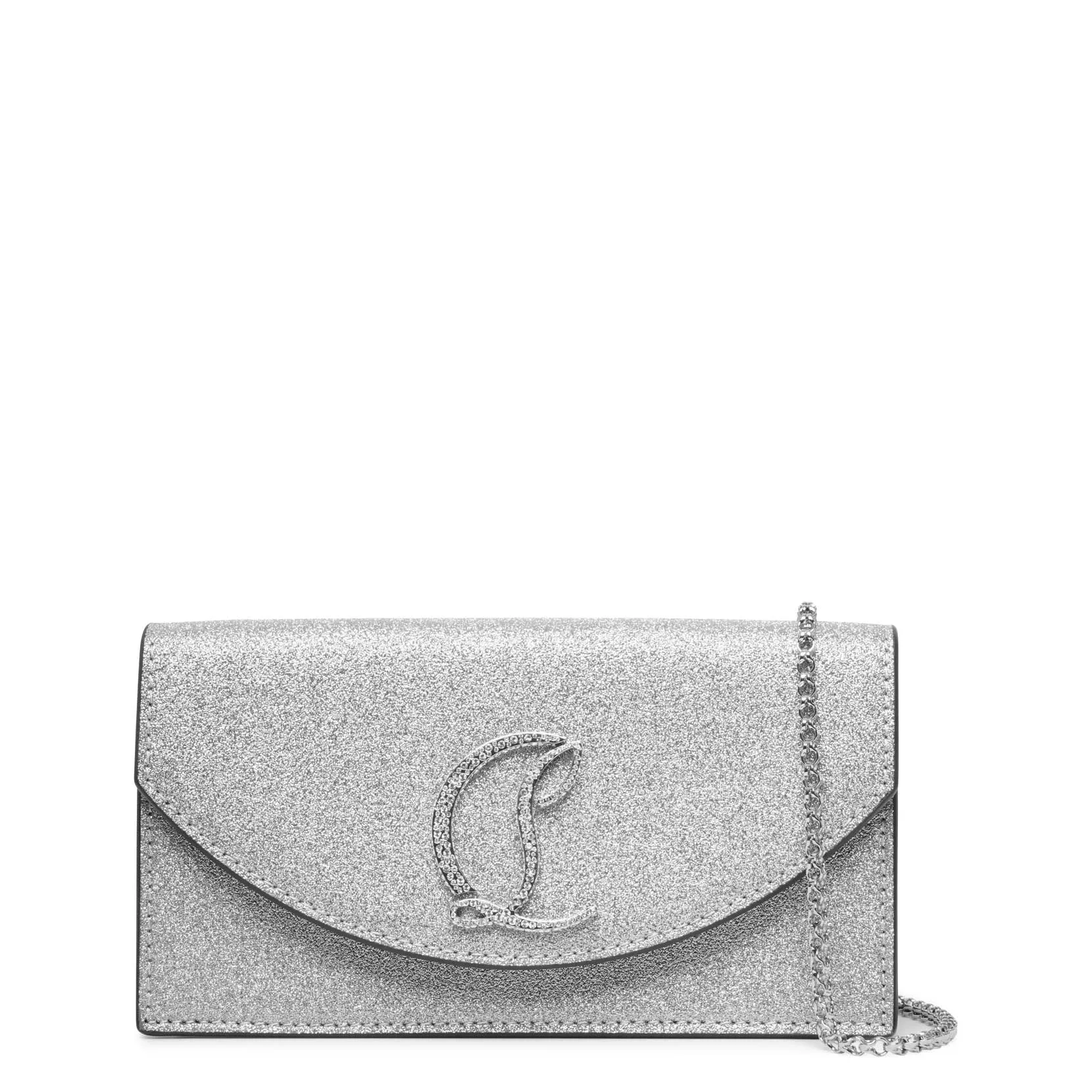 Loubi54 small glitter clutch