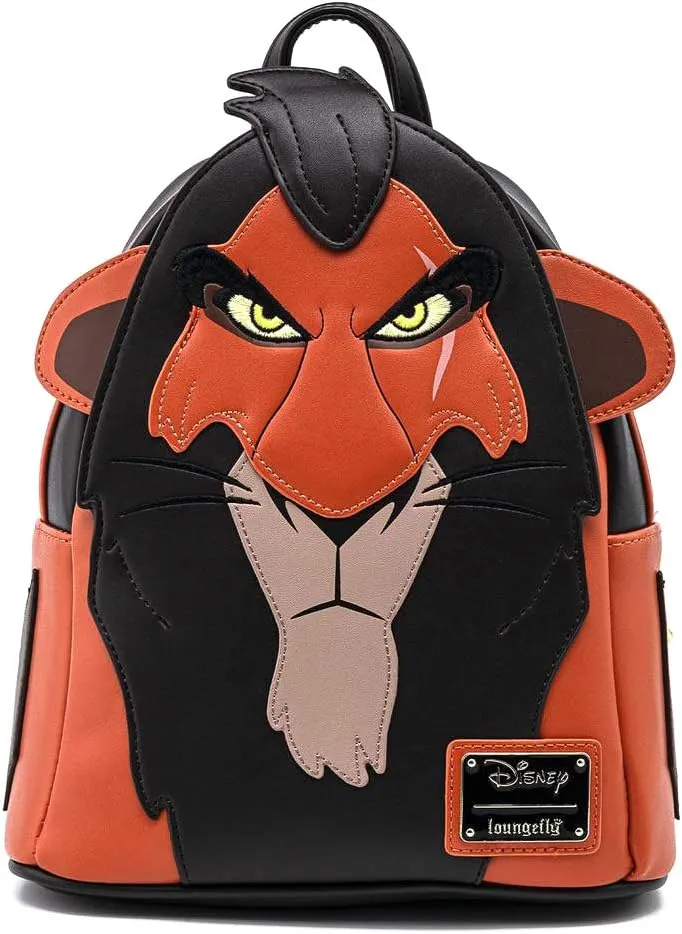 Loungefly Disney Lion King Scar Cosplay Womens Double Strap Shoulder Bag Purse