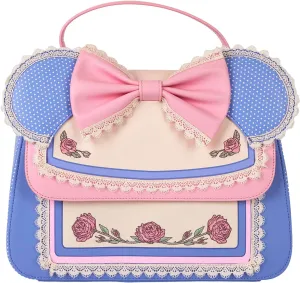 Loungefly Disney Minnie Floral and Lace Ears Crossbody Bag