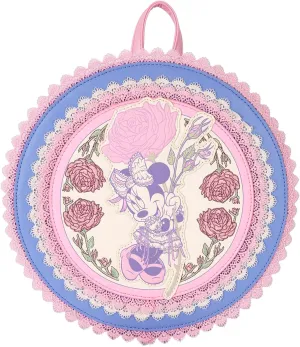 Loungefly Disney Minnie Floral and Lace Mini Backpack