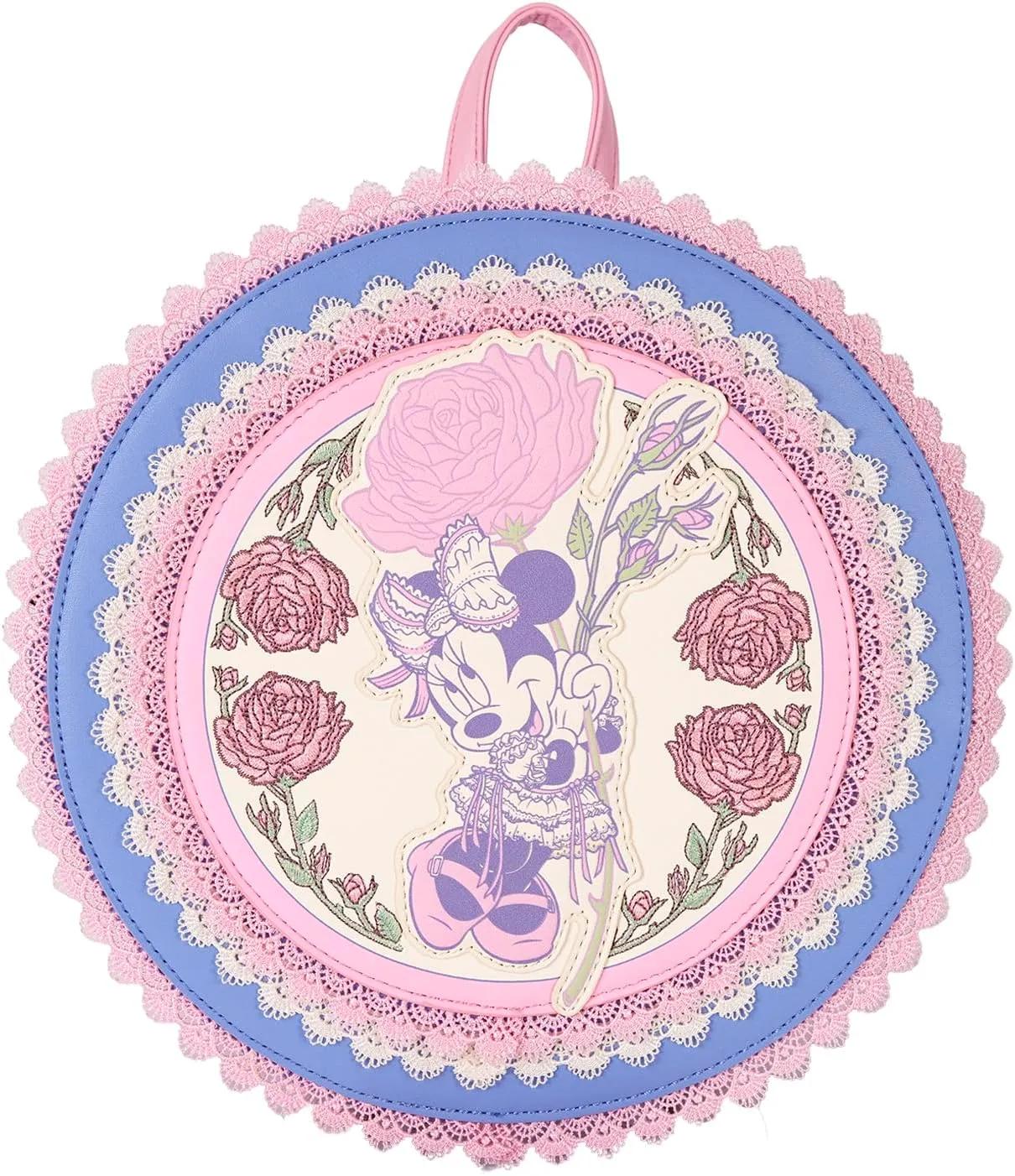 Loungefly Disney Minnie Floral and Lace Mini Backpack