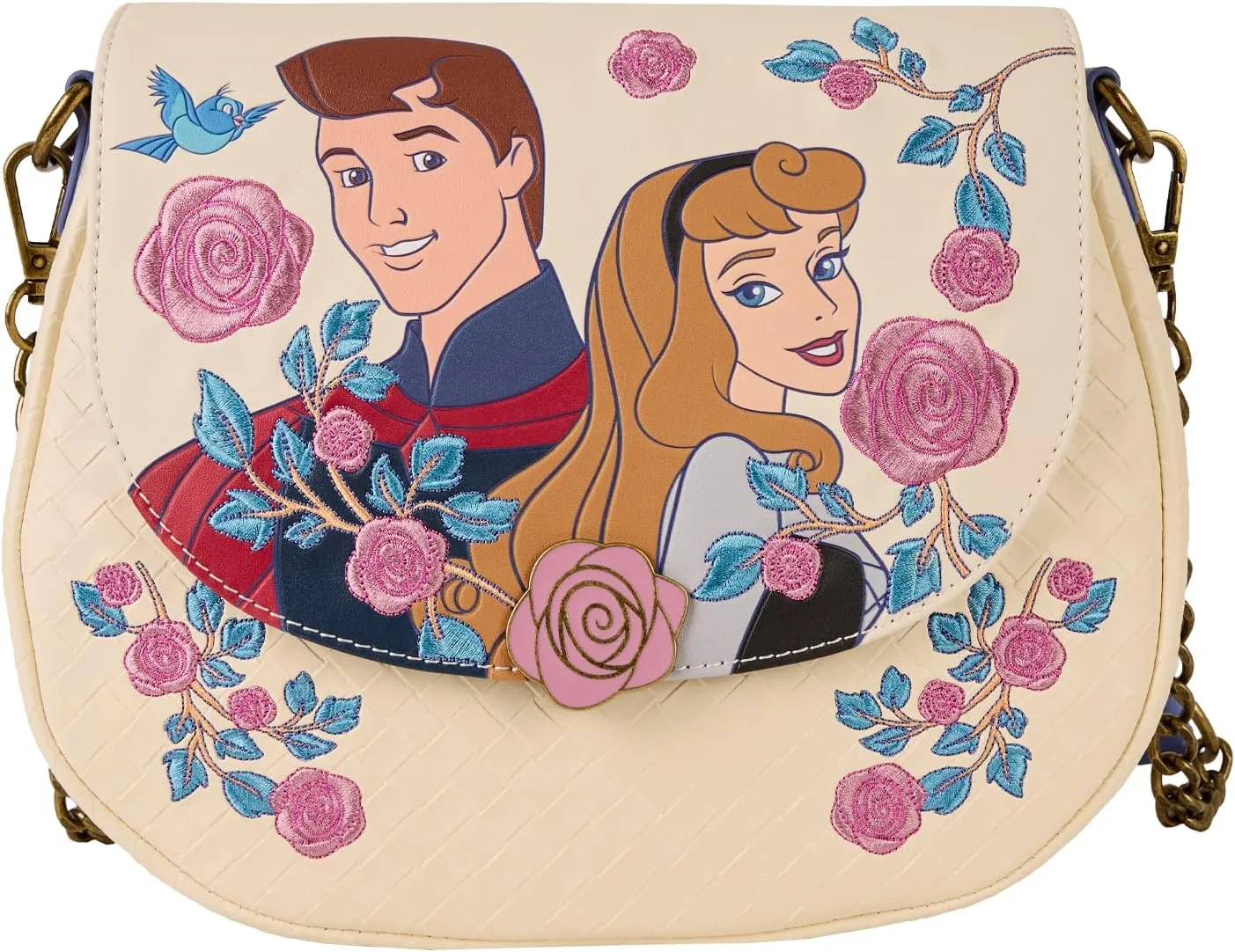 Loungefly Disney Princess Aurora & Prince Phillip Crossbody Bag