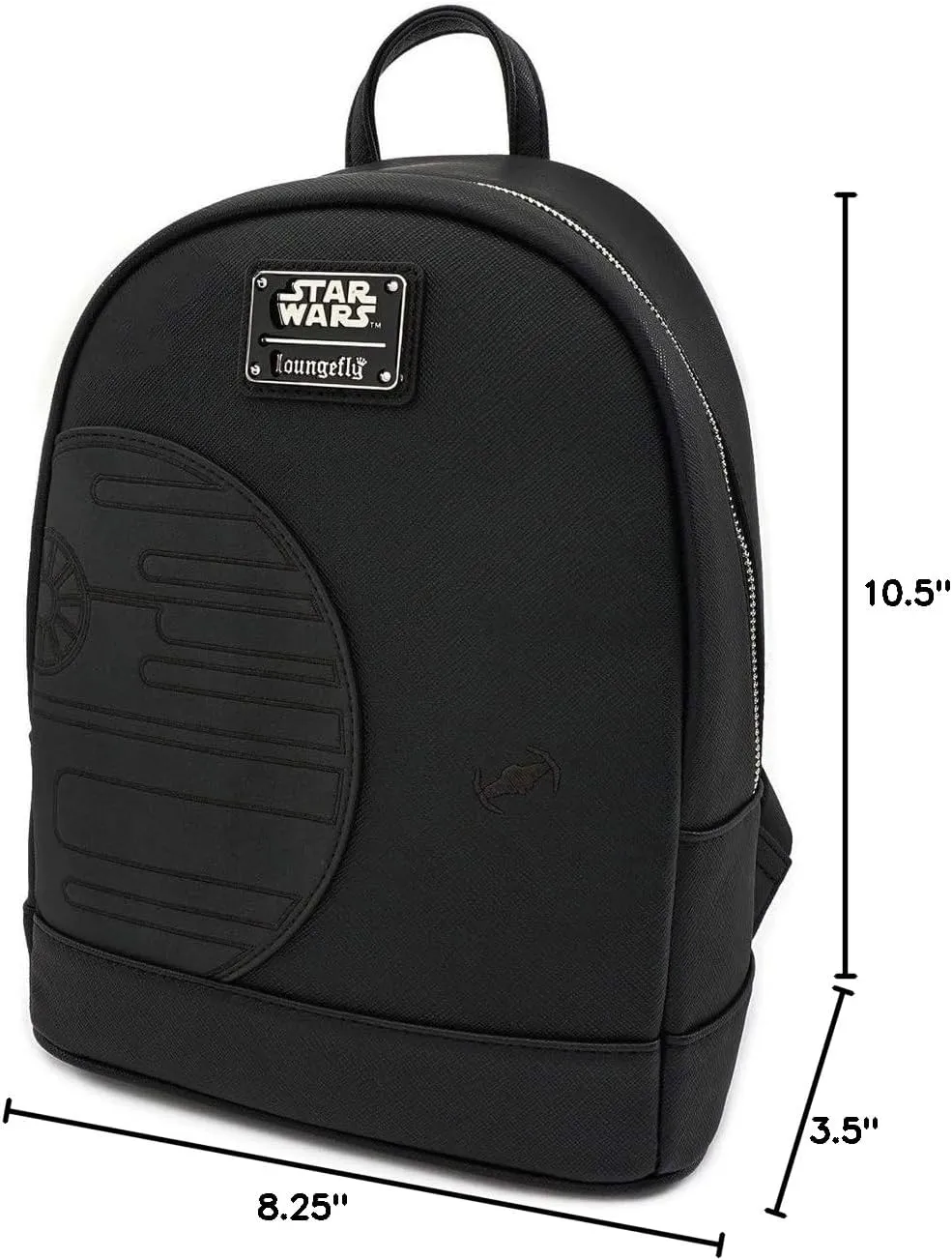 Loungefly x Star Wars Death Star Mini Backpack (One Size, Black)