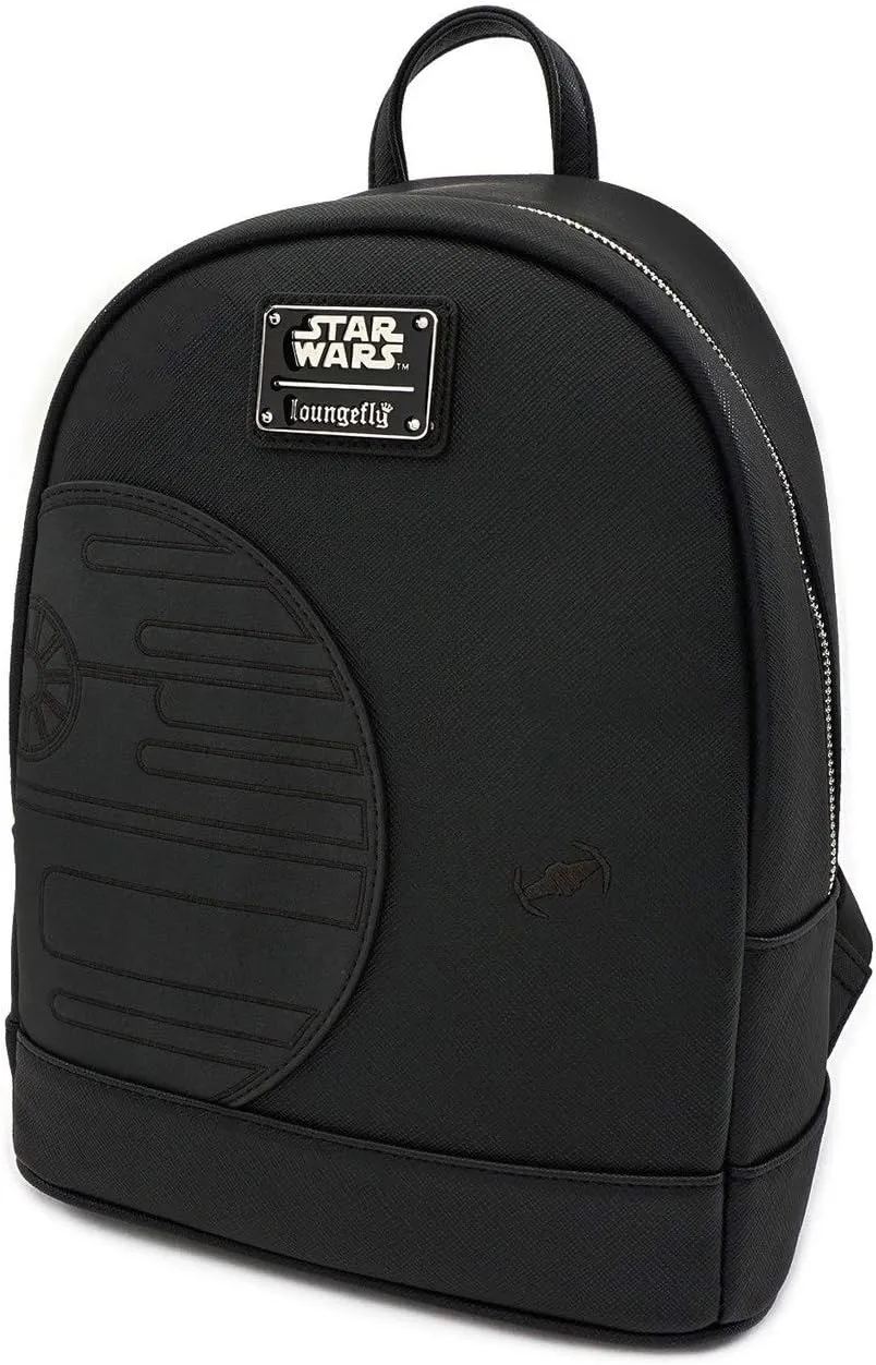 Loungefly x Star Wars Death Star Mini Backpack (One Size, Black)