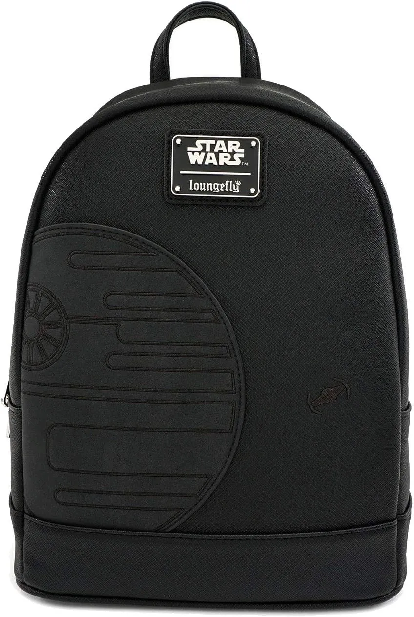 Loungefly x Star Wars Death Star Mini Backpack (One Size, Black)