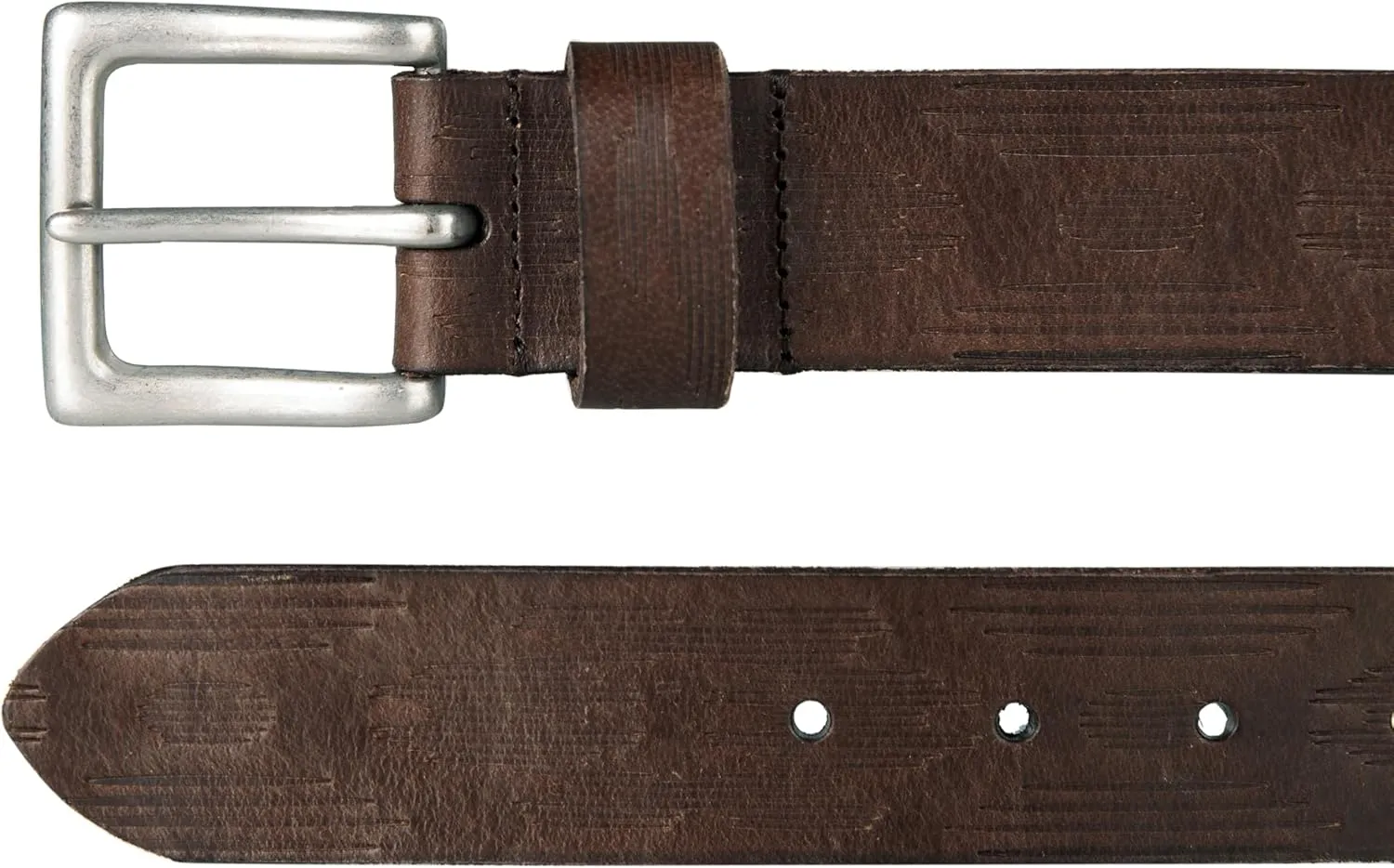 Lucky Brand Men's Genuine Leather Belt | Classic | Casual | Everyday | Western | American Heritage | Metal Buckle