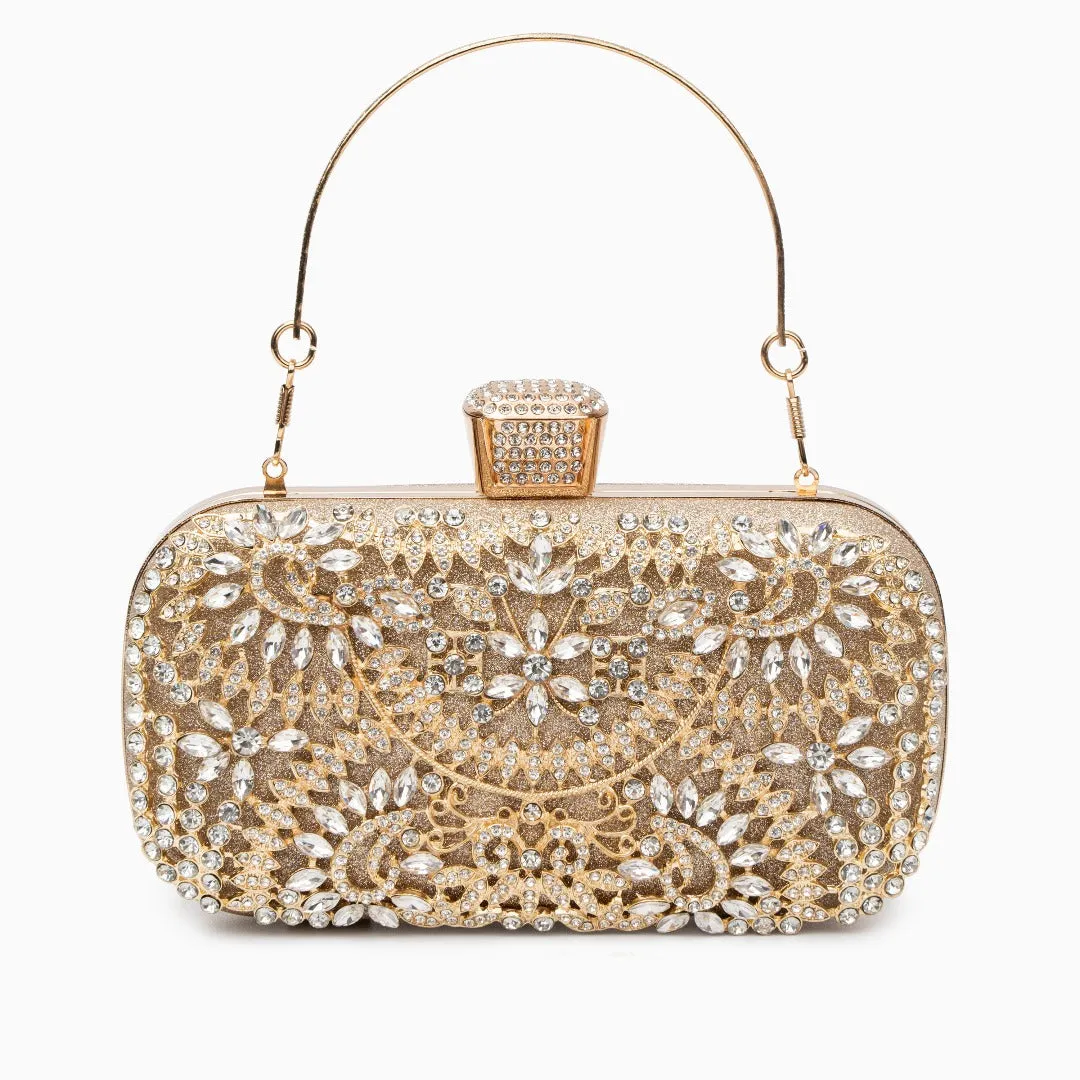 Luxurious rhinestone clutch – a glamorous statement piece