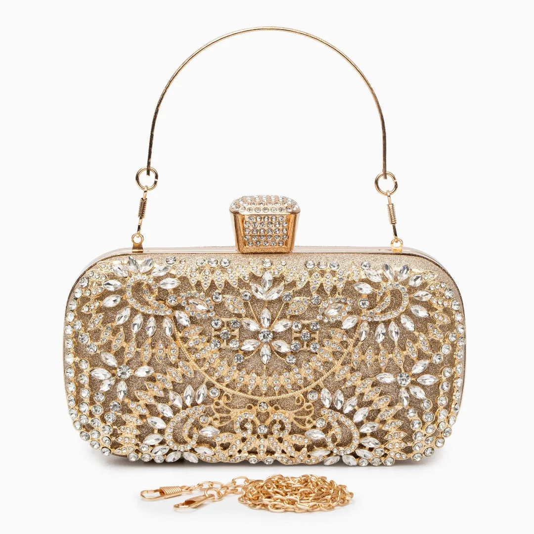 Luxurious rhinestone clutch – a glamorous statement piece