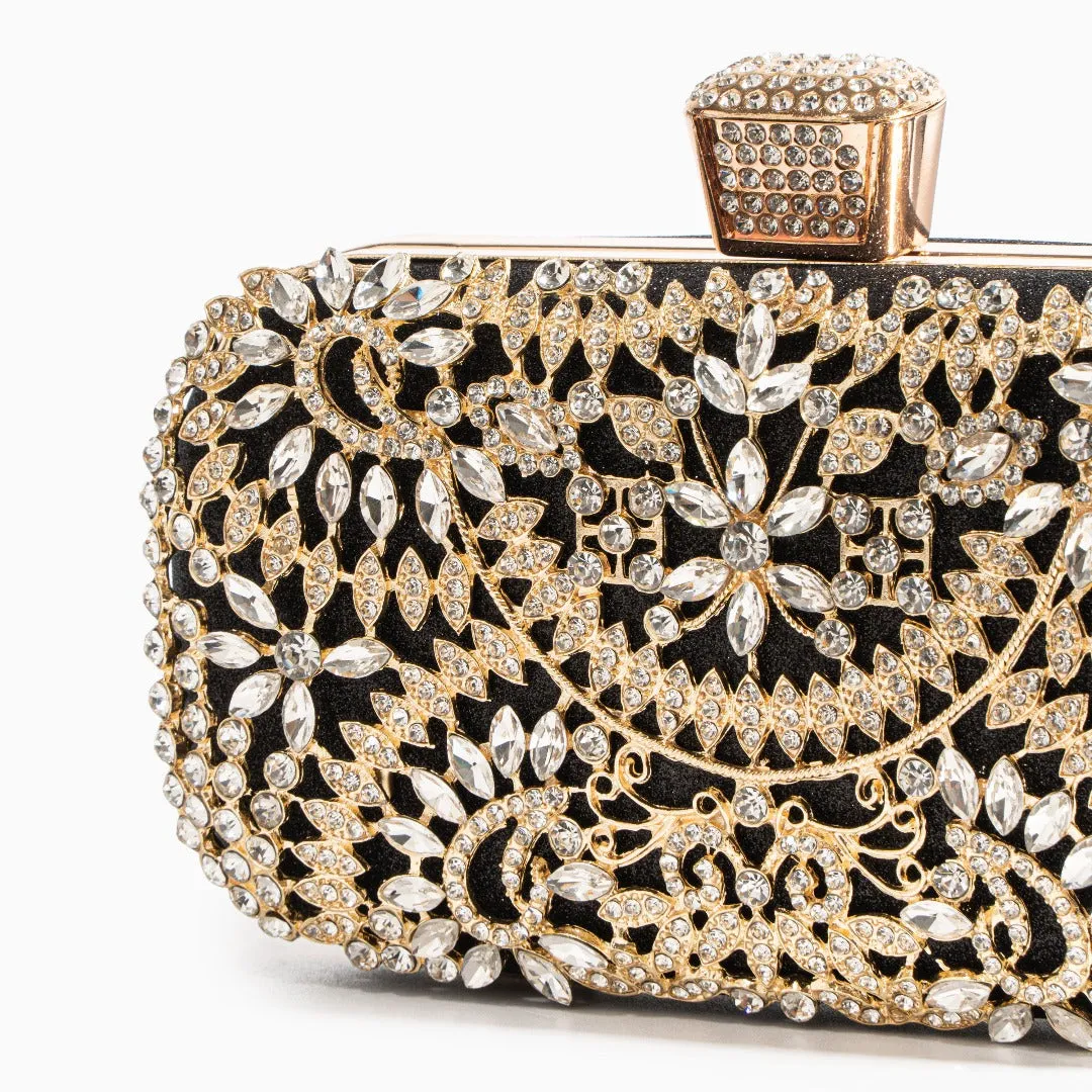 Luxurious rhinestone clutch – a glamorous statement piece