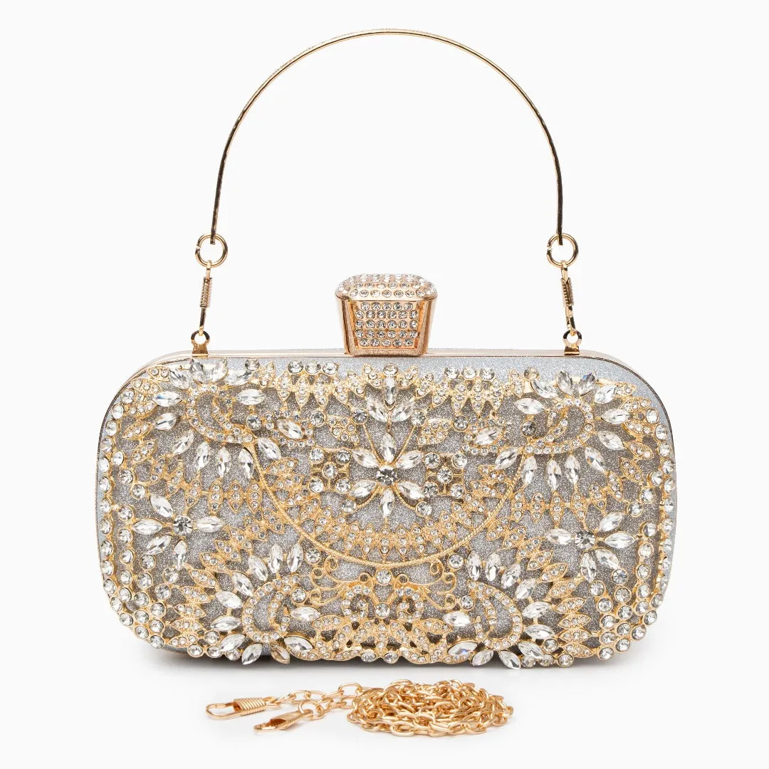 Luxurious rhinestone clutch – a glamorous statement piece