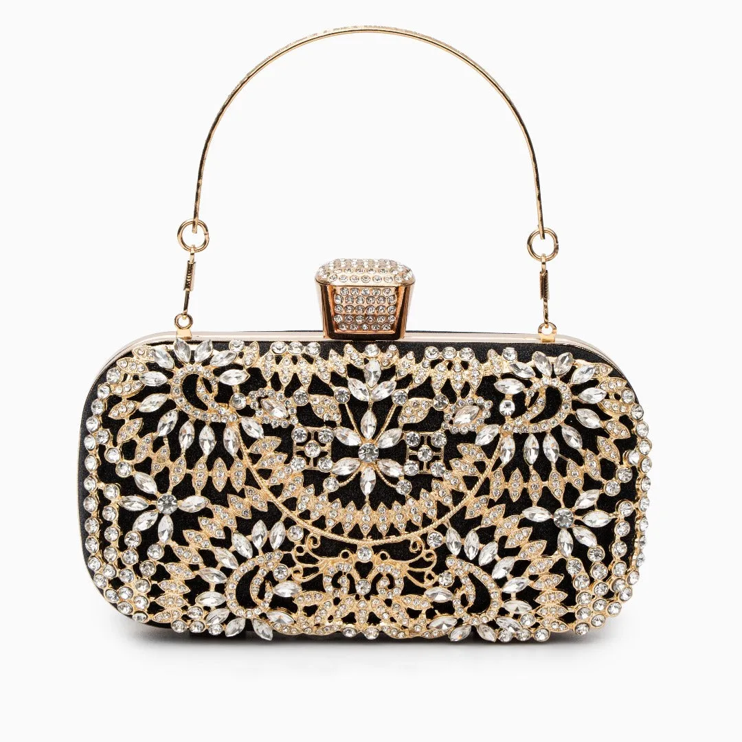 Luxurious rhinestone clutch – a glamorous statement piece