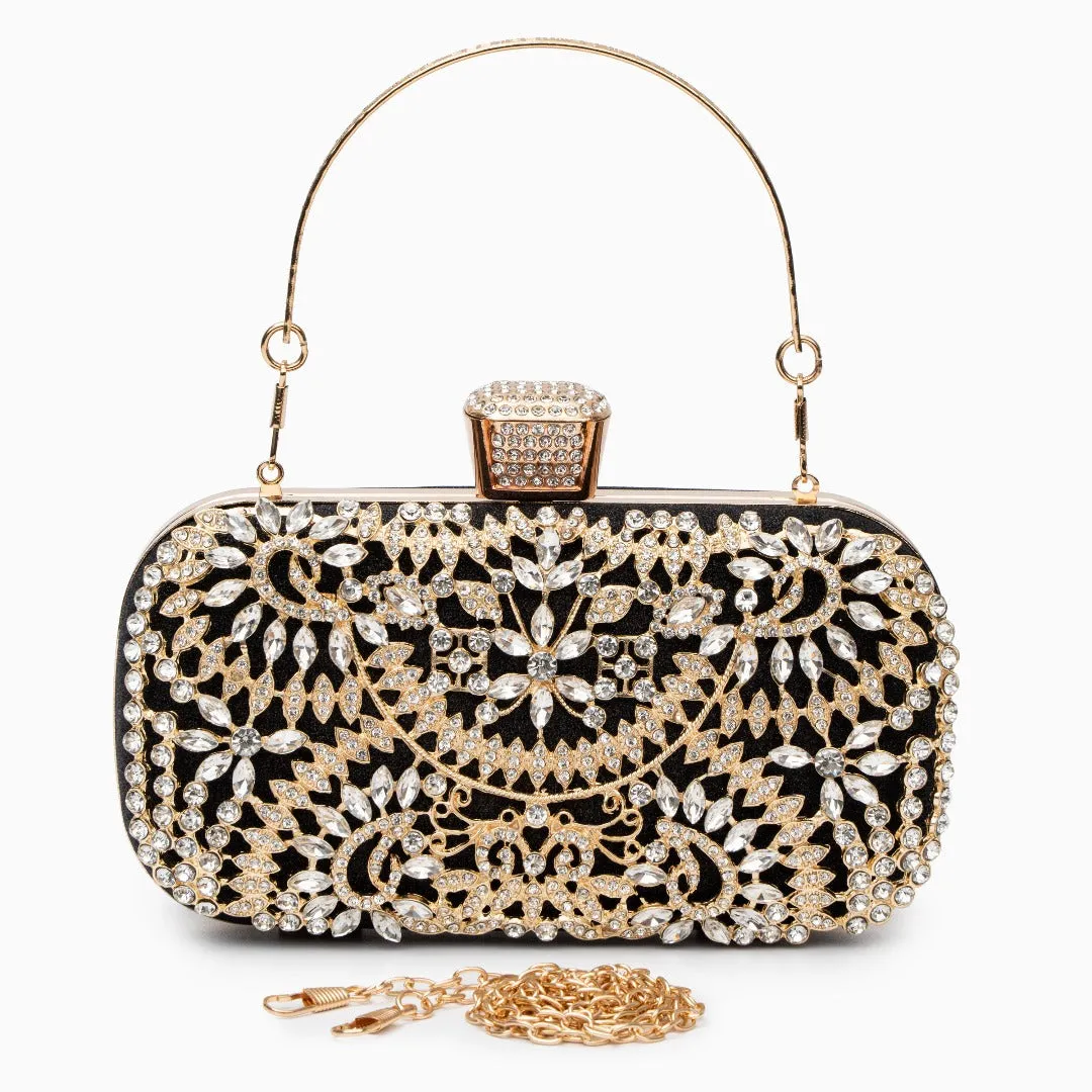 Luxurious rhinestone clutch – a glamorous statement piece