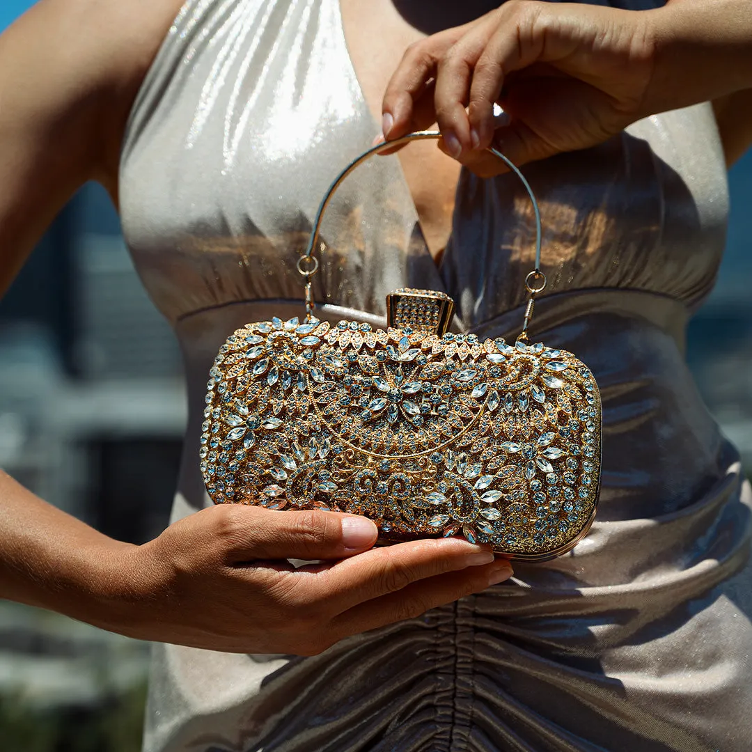 Luxurious rhinestone clutch – a glamorous statement piece