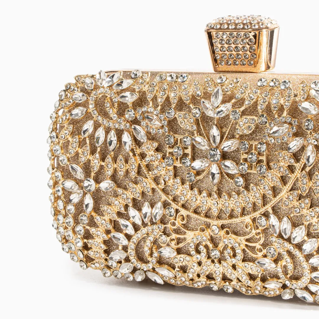 Luxurious rhinestone clutch – a glamorous statement piece
