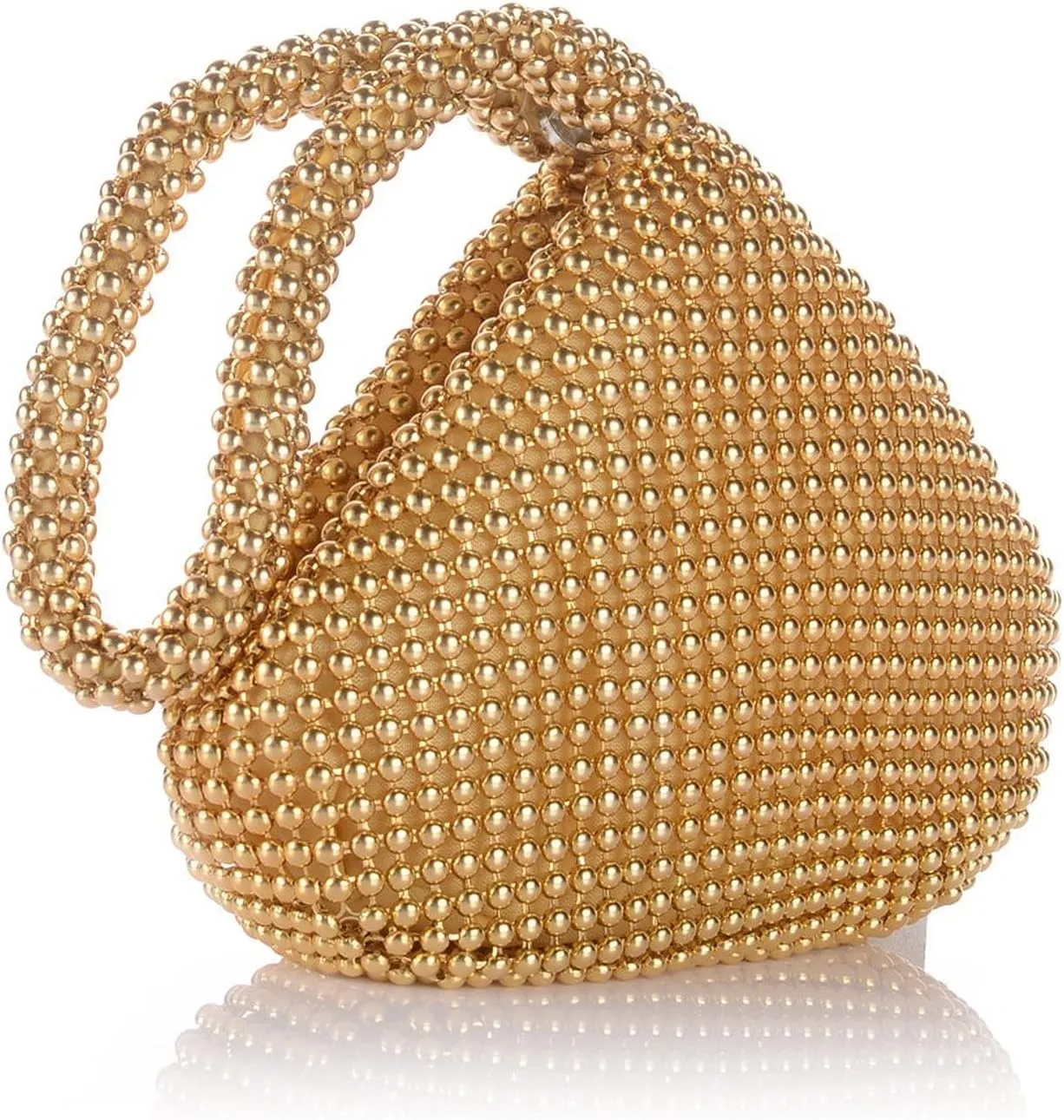 Luxury Aluminum Sequins Trihedral Designer Clutch Evening Handbag Mini Tote Coin Purse wallets