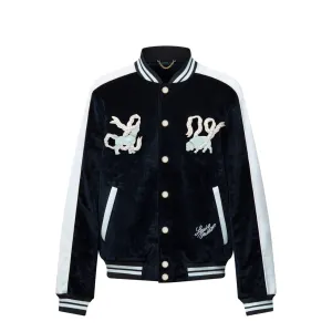 LV DENIM VELVET SOUVENIR JACKET INDIGO 1AGIMJ