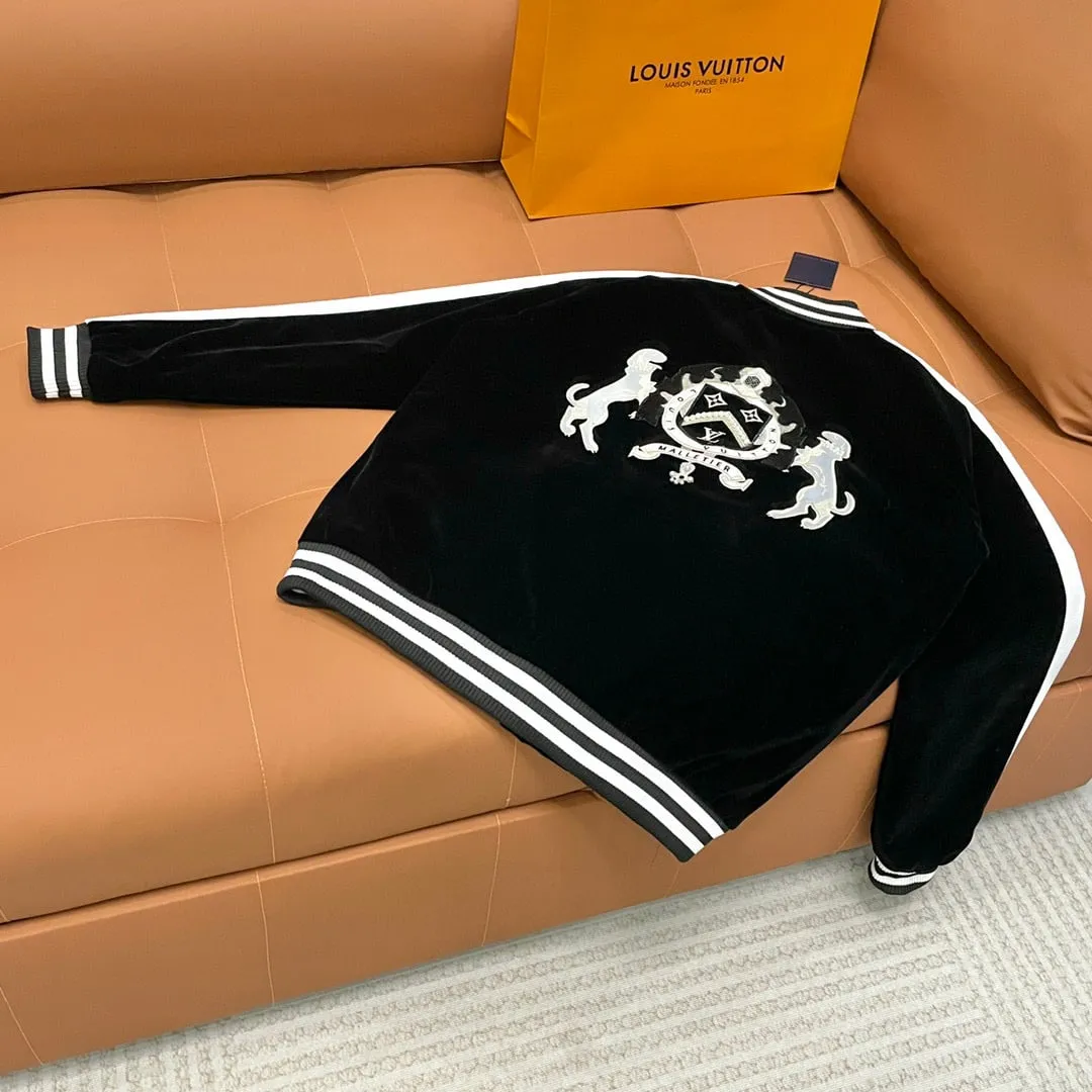 LV DENIM VELVET SOUVENIR JACKET INDIGO 1AGIMJ