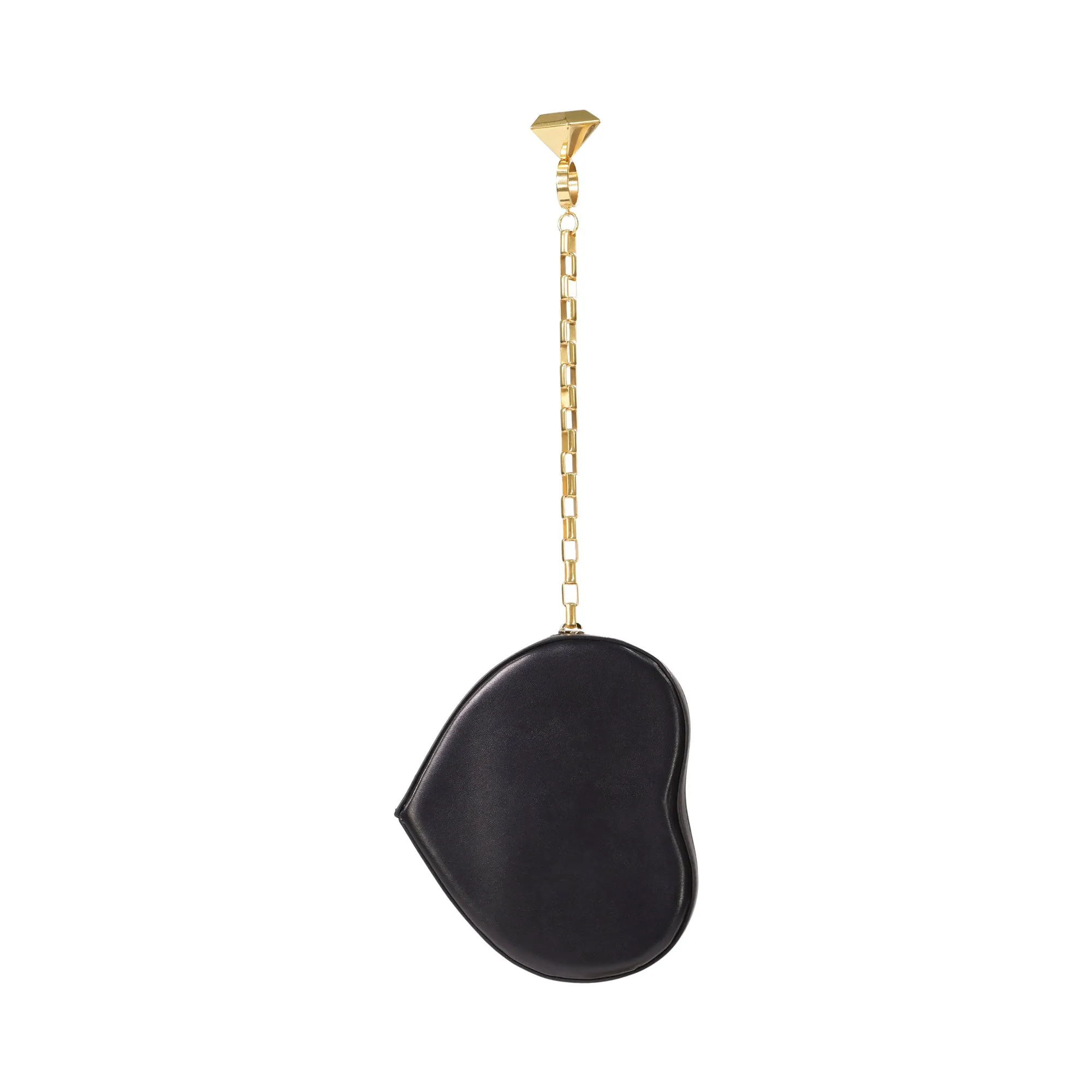 MAG Women's Black Smooth Clutch Bag Diamond