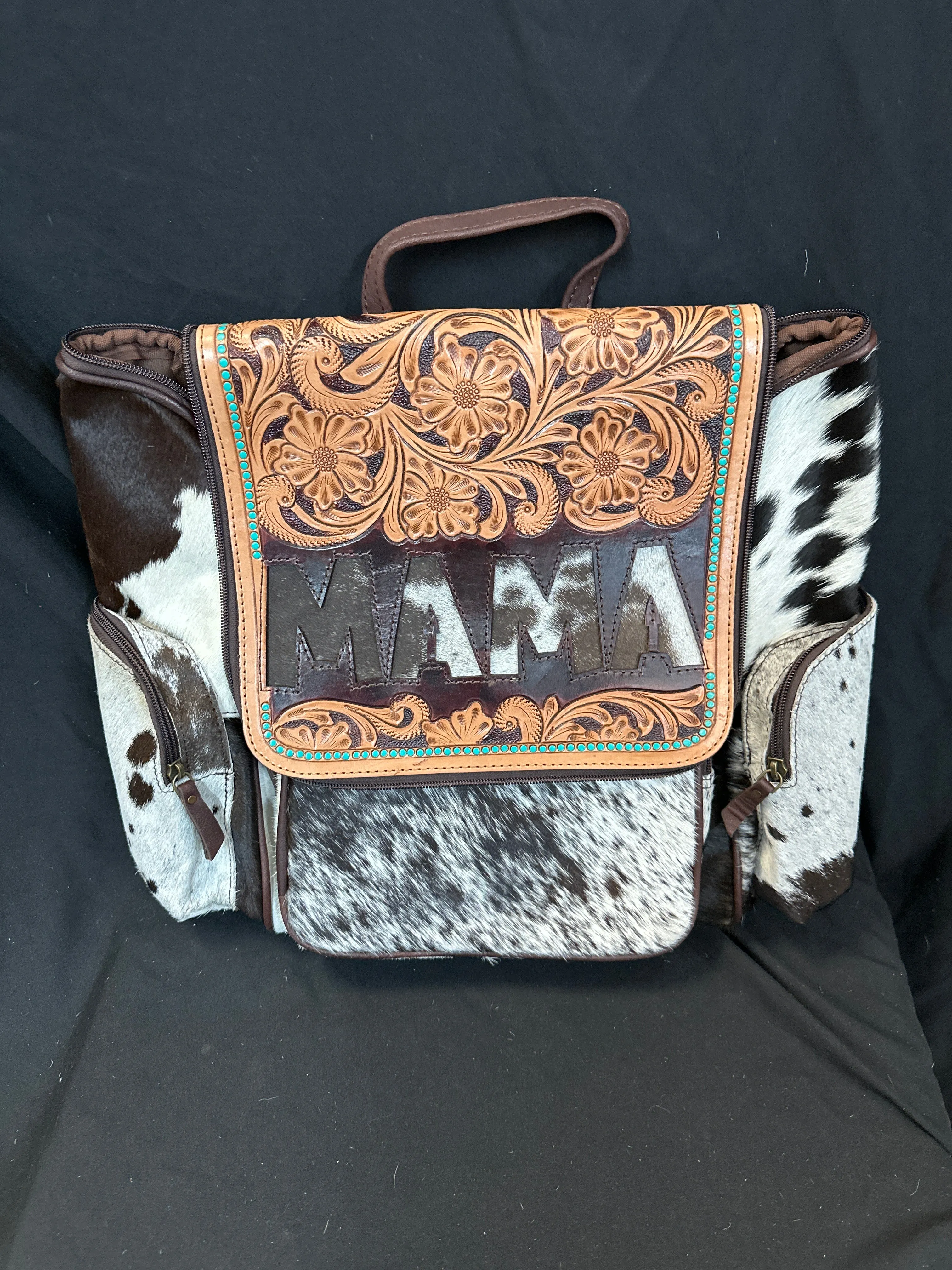 MAMA Tooled & Cowhide Backpacks