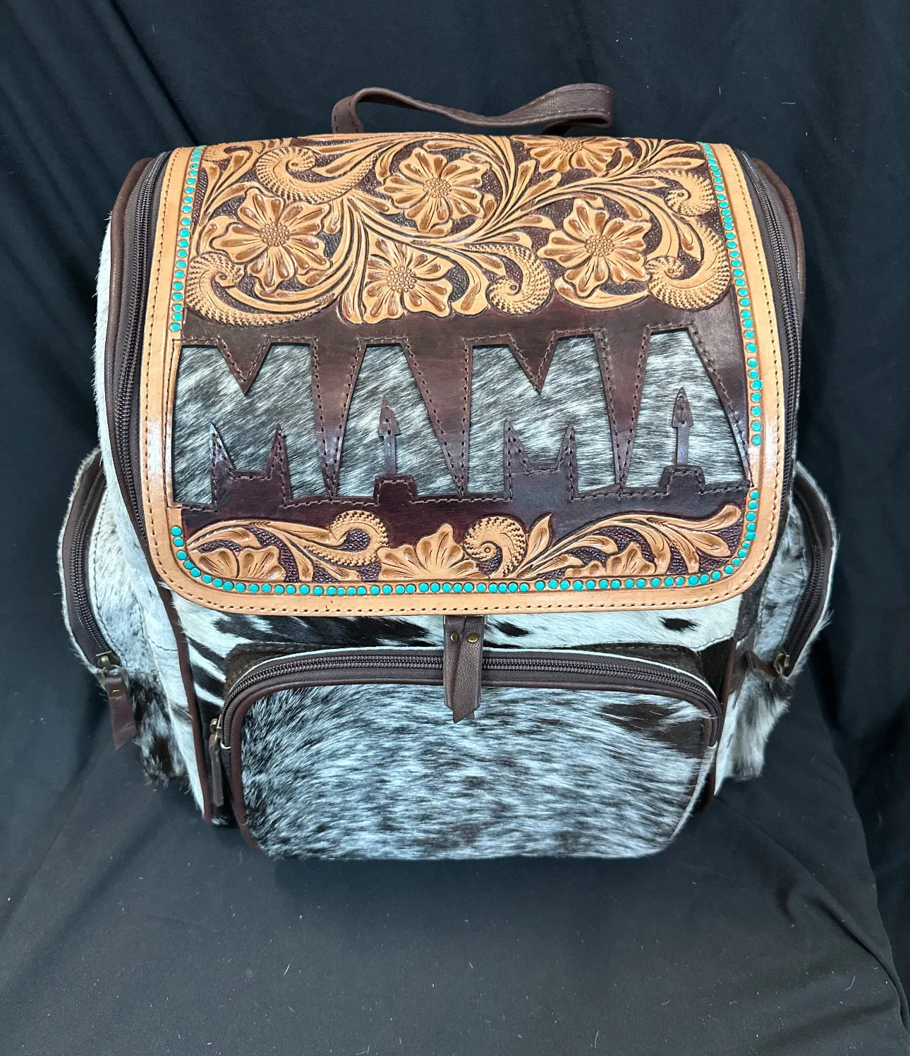 MAMA Tooled & Cowhide Backpacks