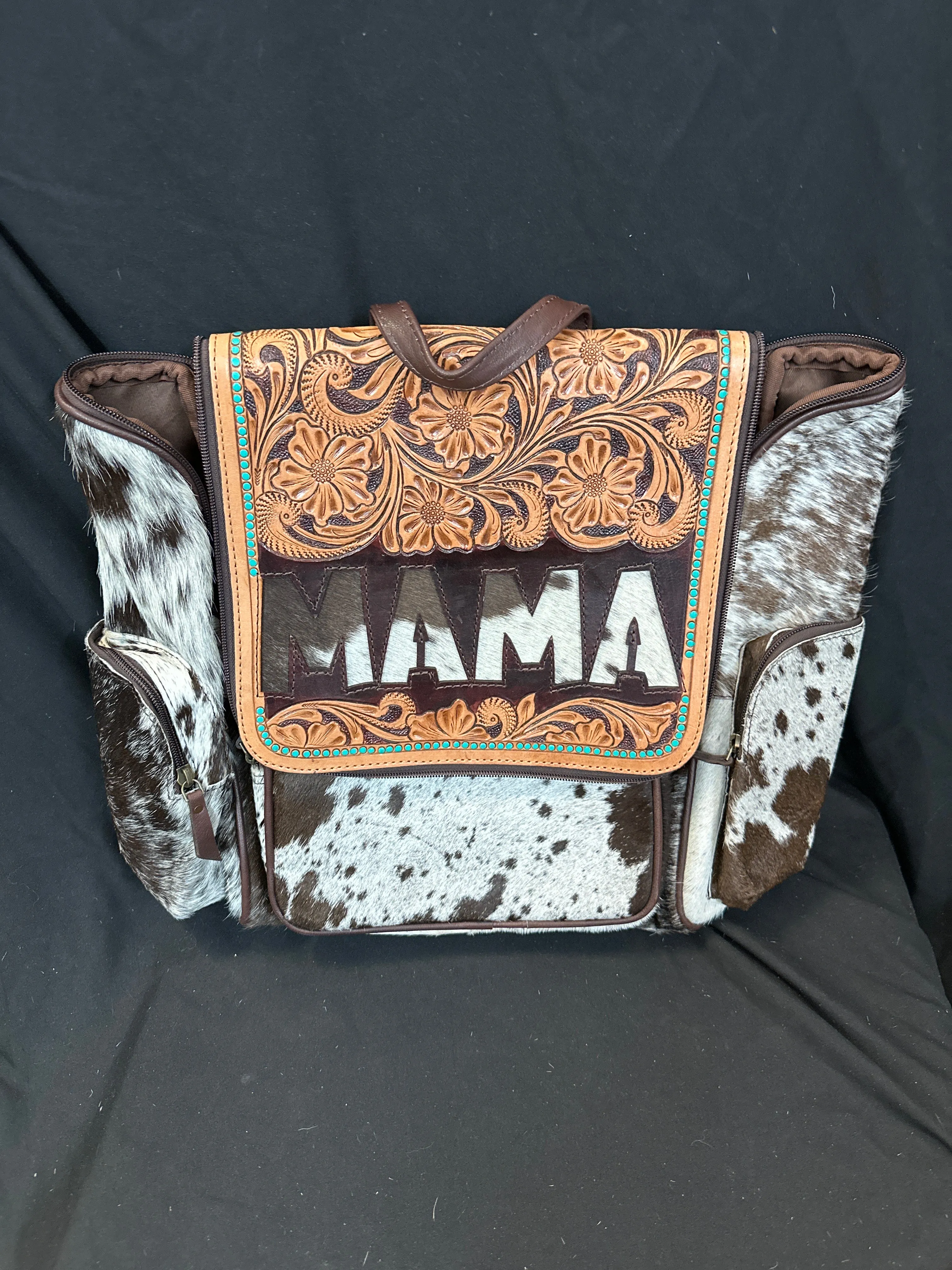 MAMA Tooled & Cowhide Backpacks