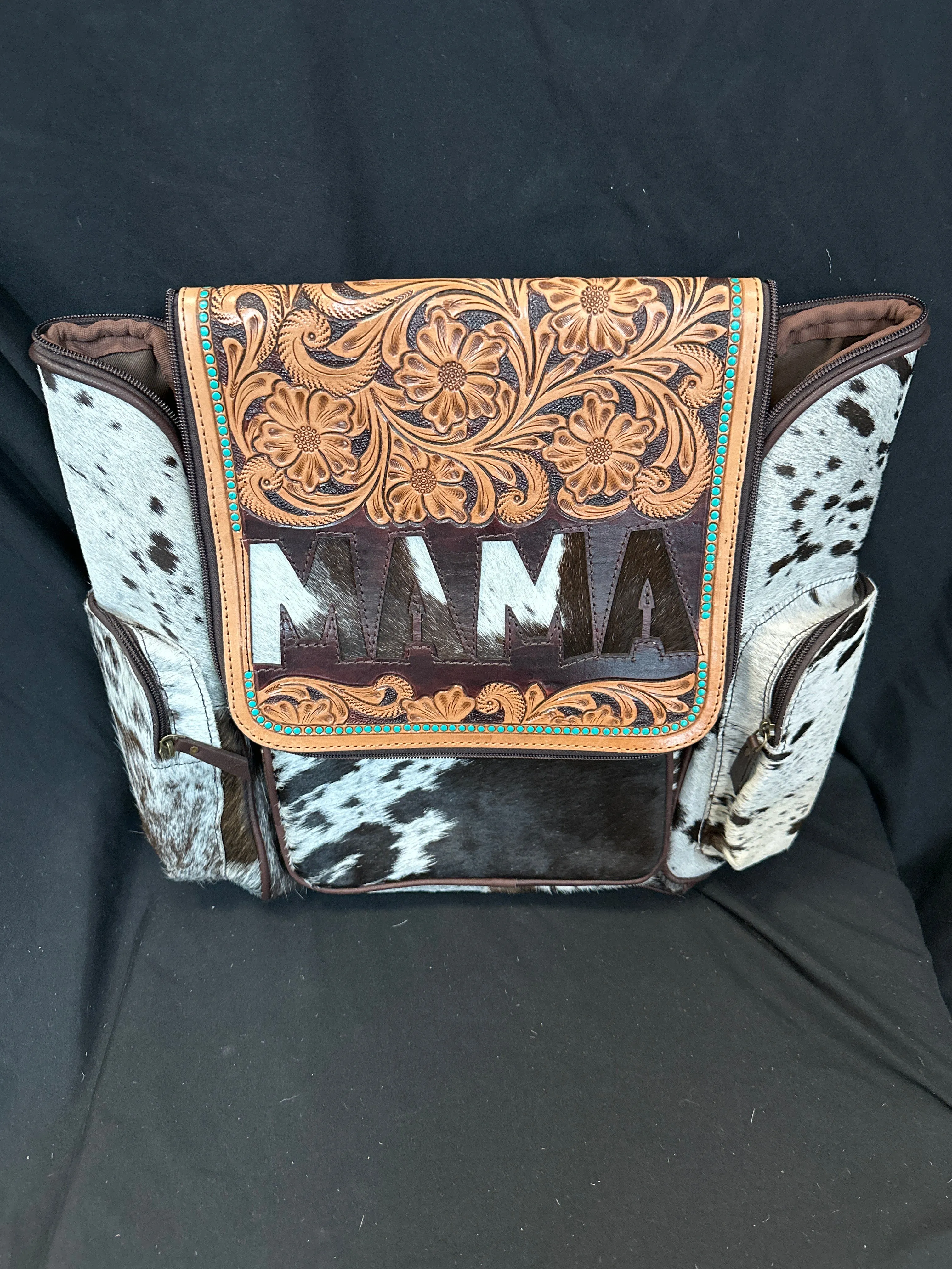 MAMA Tooled & Cowhide Backpacks