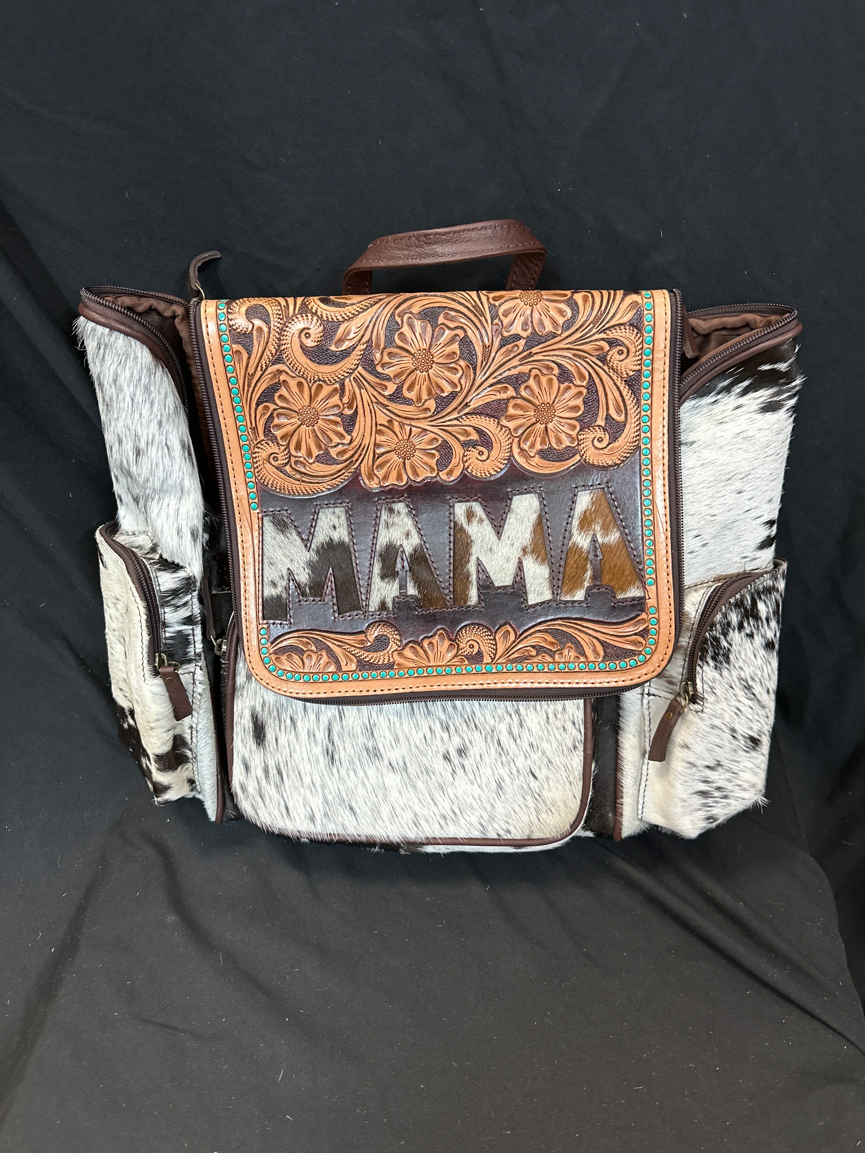 MAMA Tooled & Cowhide Backpacks