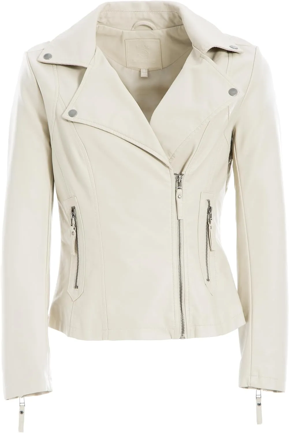 Max Studio Women's Fall 2023 Trendy Fashion Everyday Casual Faux Leather Jacket